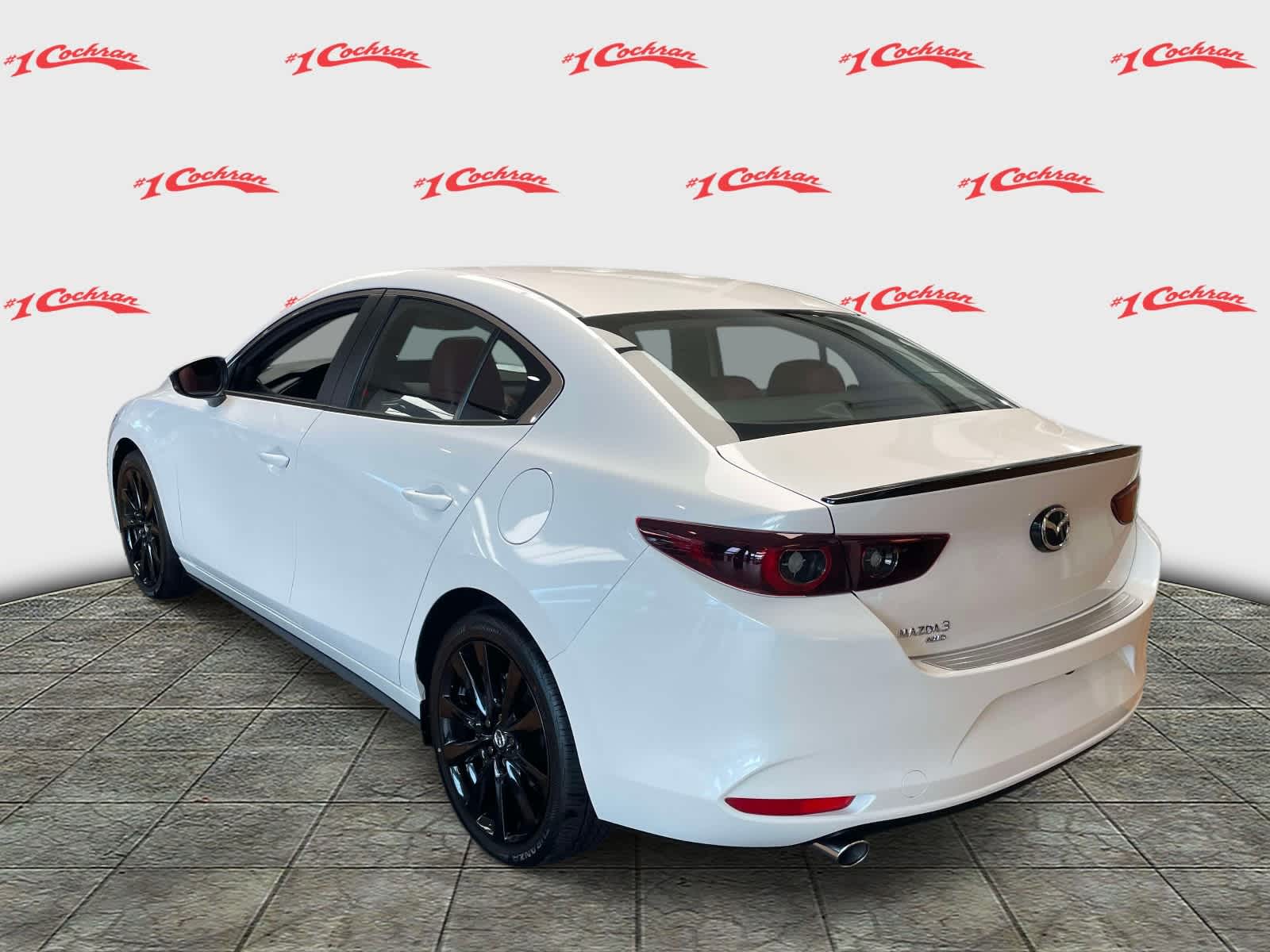 2026 Mazda Mazda3 Sedan 2.5 S Carbon Edition Snowflake White Pearl Mica at Cochran Mazda