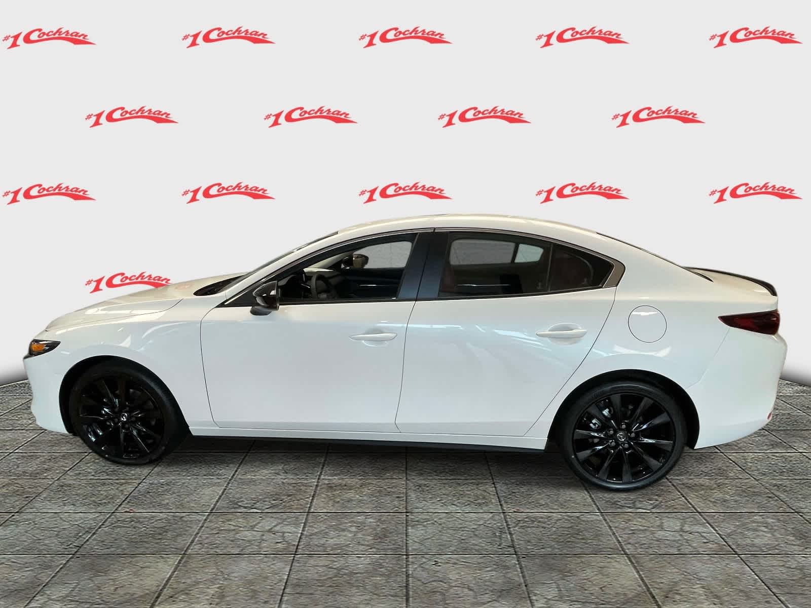 2026 Mazda Mazda3 Sedan 2.5 S Carbon Edition Snowflake White Pearl Mica at Cochran Mazda