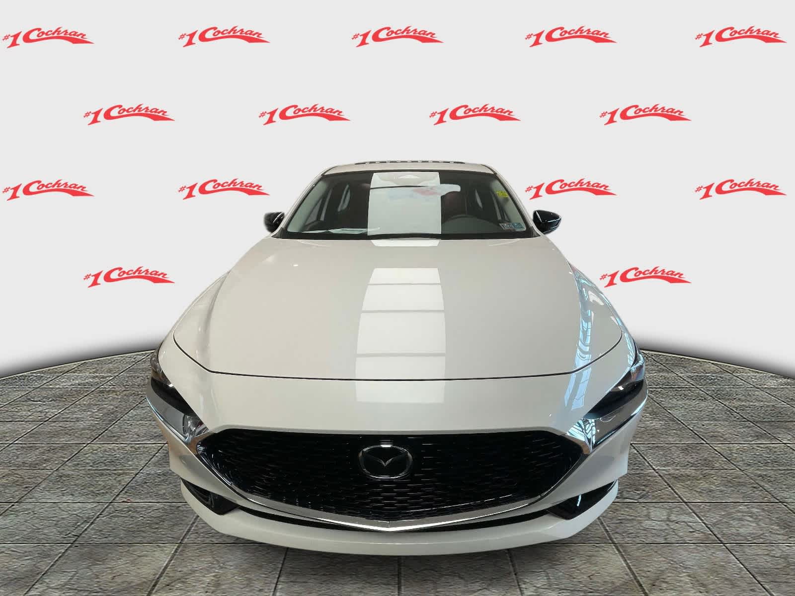 2026 Mazda Mazda3 Sedan 2.5 S Carbon Edition Snowflake White Pearl Mica at Cochran Mazda