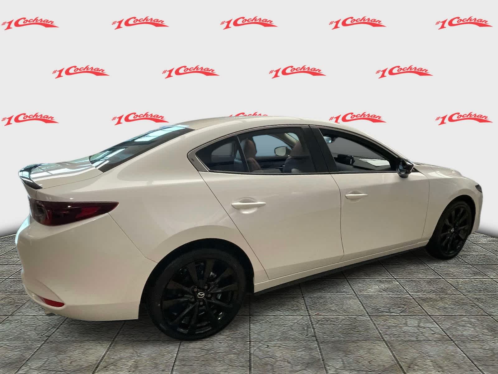 2026 Mazda Mazda3 Sedan 2.5 S Carbon Edition Snowflake White Pearl Mica at Cochran Mazda