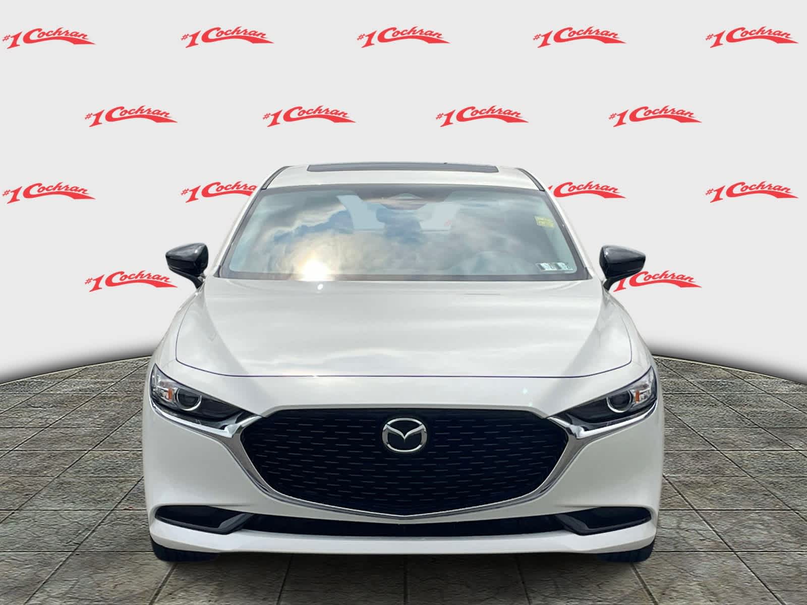 2026 Mazda Mazda3 Sedan 2.5 S Carbon Edition Snowflake White Pearl Mica at Cochran Mazda