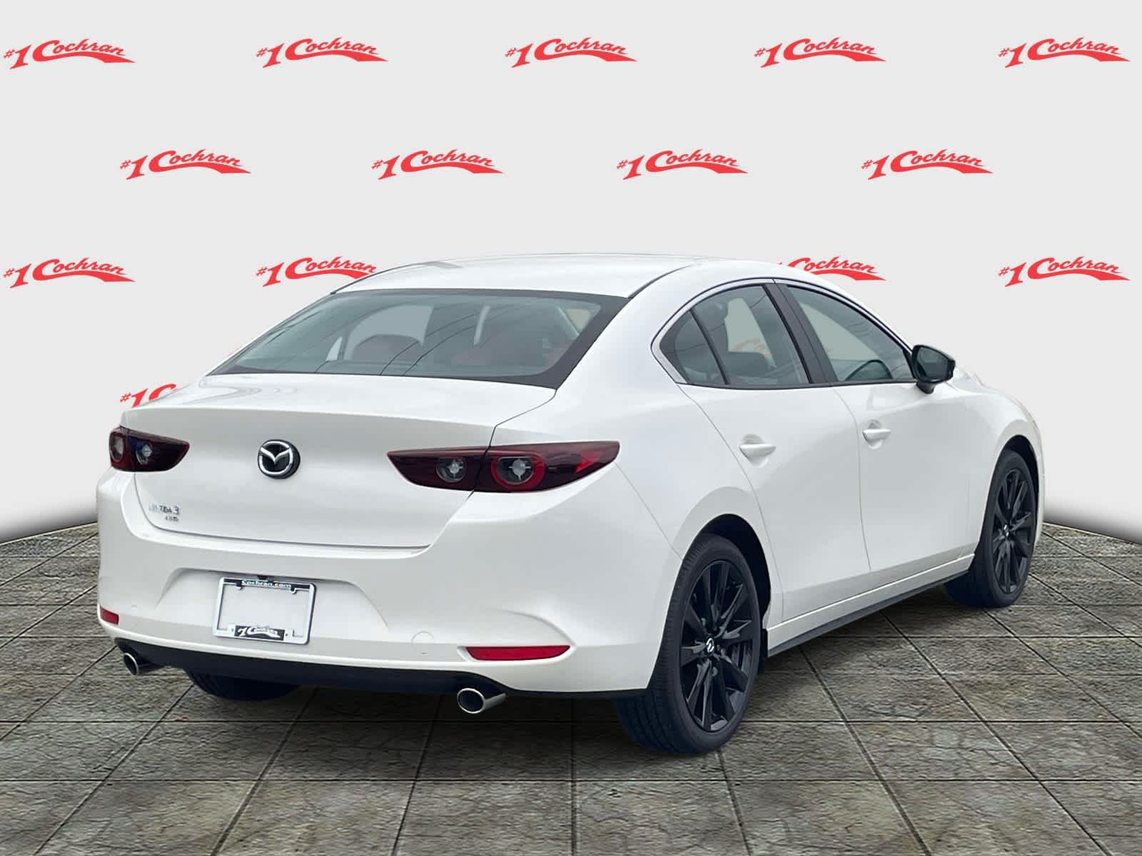 2026 Mazda Mazda3 Sedan 2.5 S Carbon Edition Snowflake White Pearl Mica at Cochran Mazda