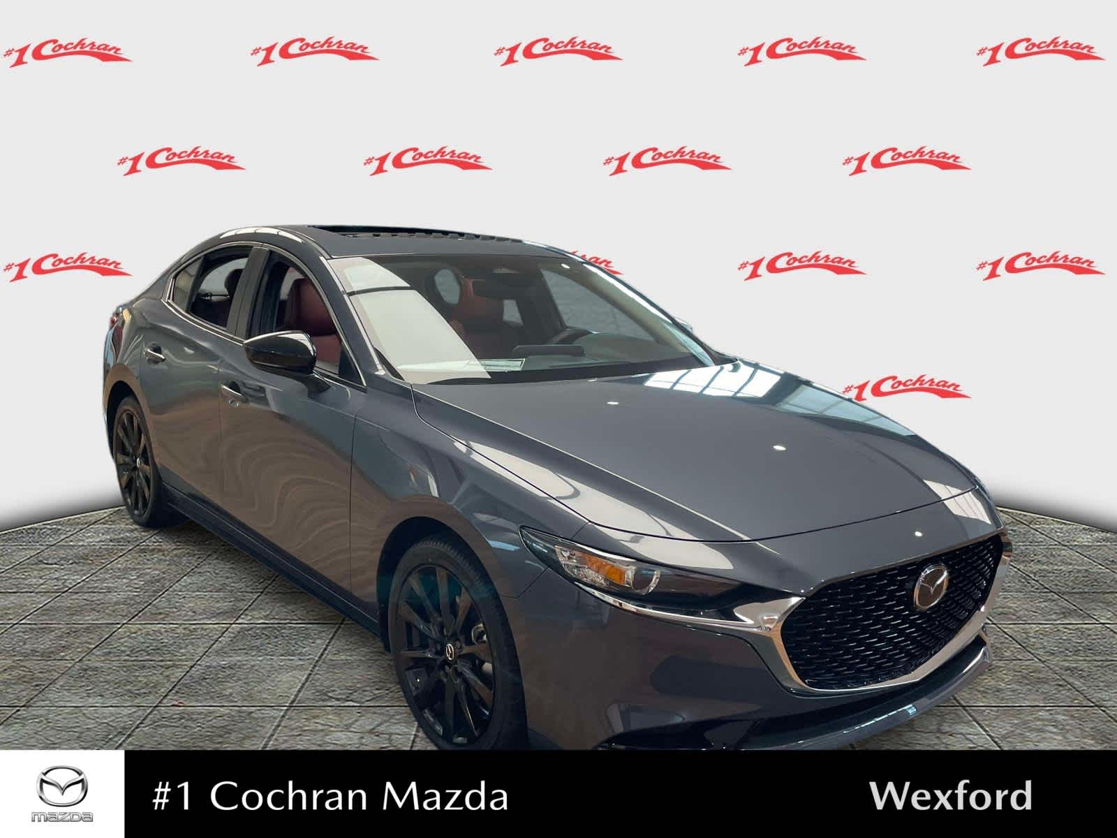 2026 Mazda Mazda3 Sedan 2.5 S Carbon Edition Polymetal Gray Metallic at Cochran Mazda