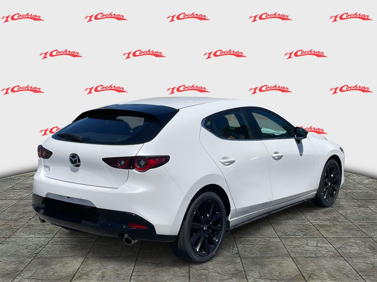 2026 Mazda Mazda3 Hatchback 2.5 S Carbon Edition Snowflake White Pearl Mica at Cochran Mazda