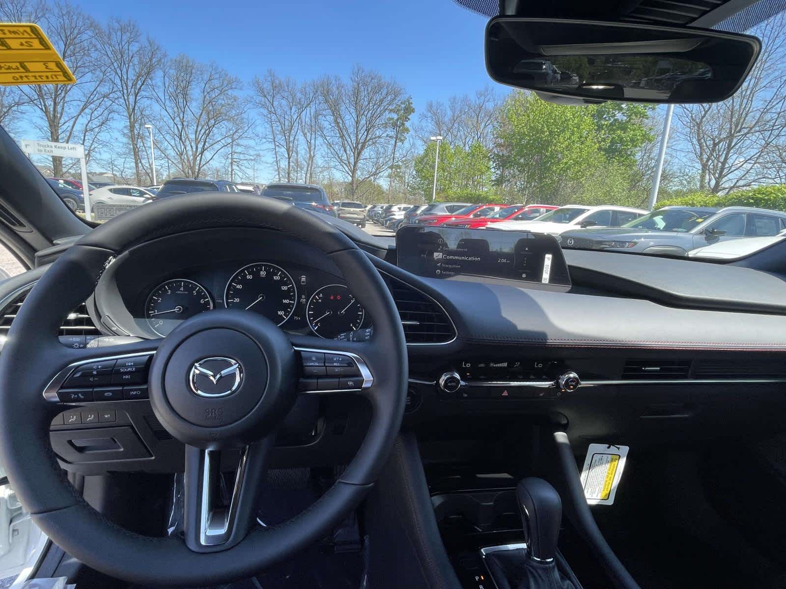 2026 Mazda Mazda3 Hatchback 2.5 S Carbon Edition Snowflake White Pearl Mica at Cochran Mazda