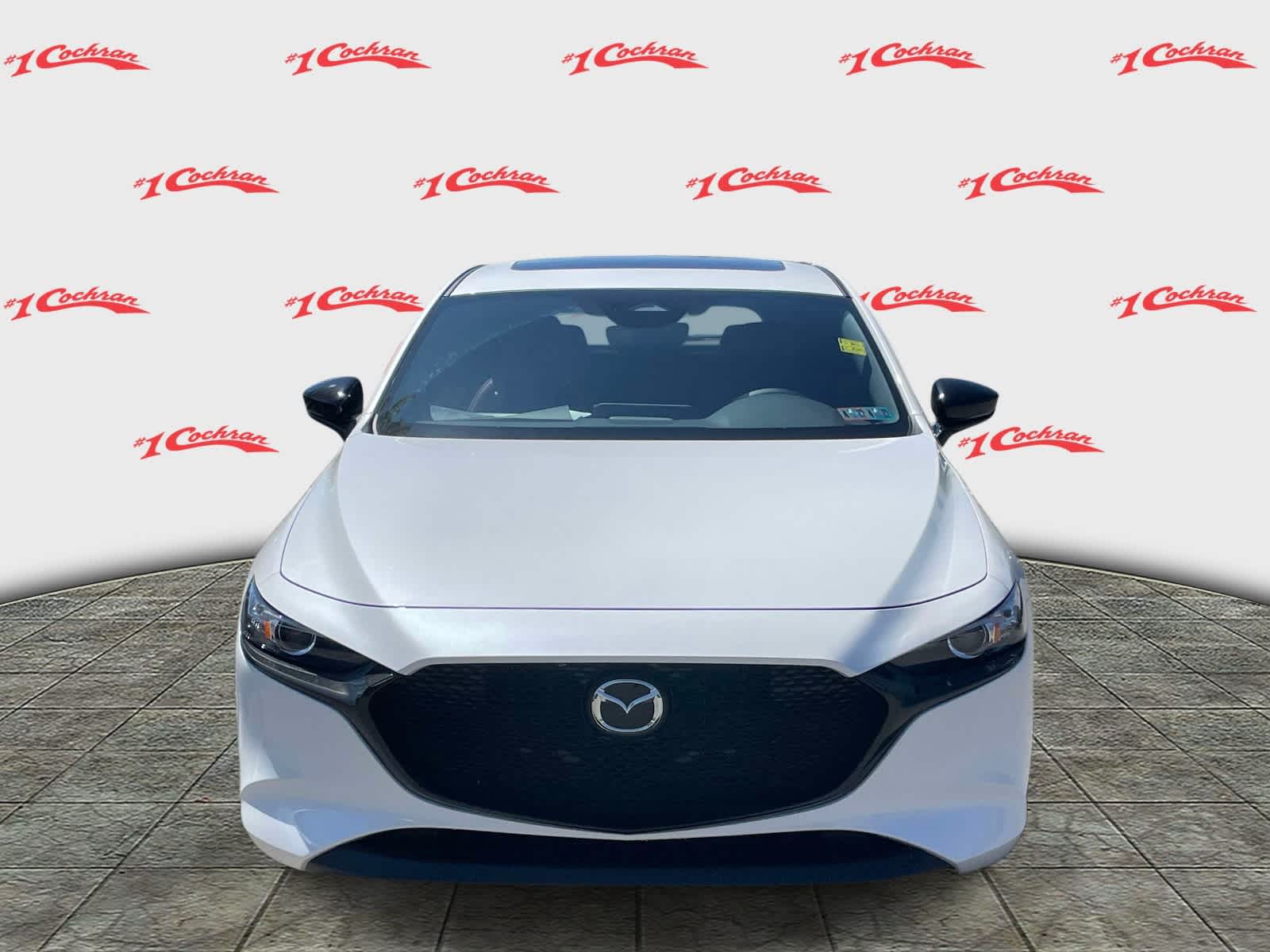 2026 Mazda Mazda3 Hatchback 2.5 S Carbon Edition Snowflake White Pearl Mica at Cochran Mazda