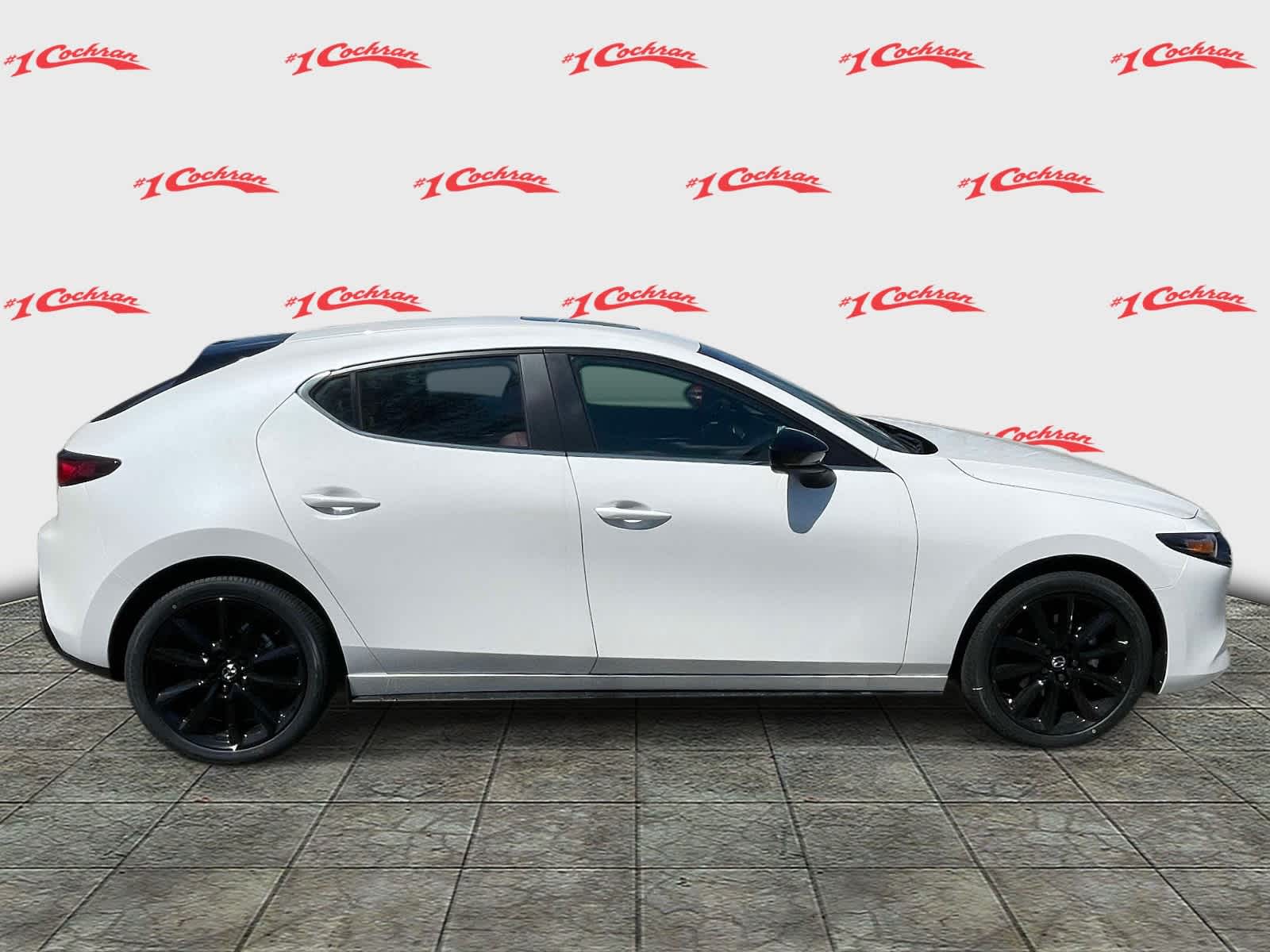 2026 Mazda Mazda3 Hatchback 2.5 S Carbon Edition Snowflake White Pearl Mica at Cochran Mazda