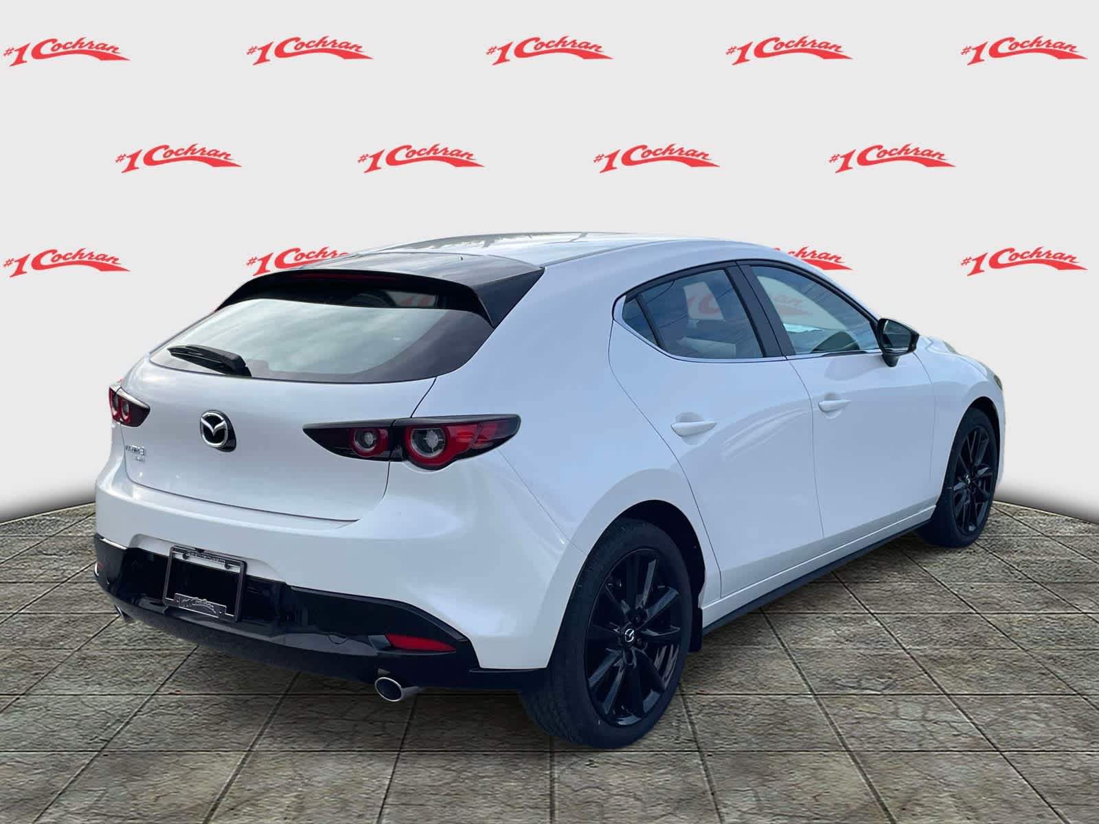 2026 Mazda Mazda3 Hatchback 2.5 S Carbon Edition Snowflake White Pearl Mica at Cochran Mazda