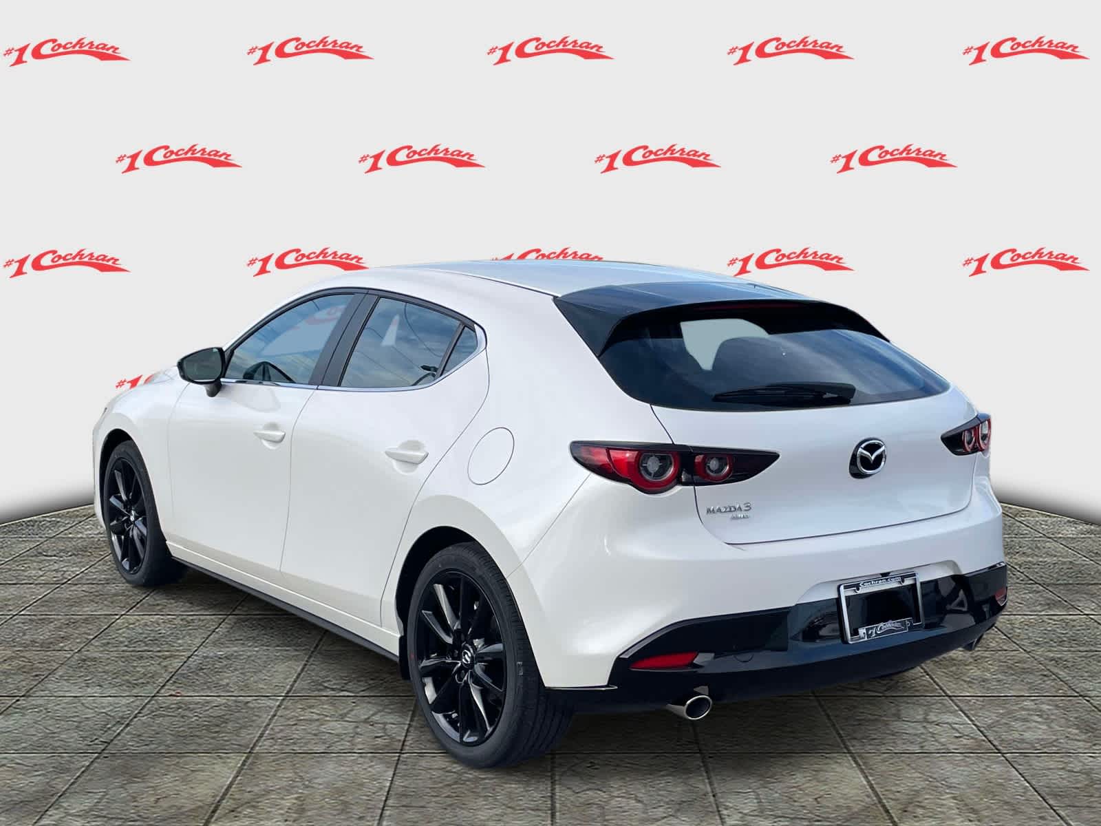 2026 Mazda Mazda3 Hatchback 2.5 S Carbon Edition Snowflake White Pearl Mica at Cochran Mazda