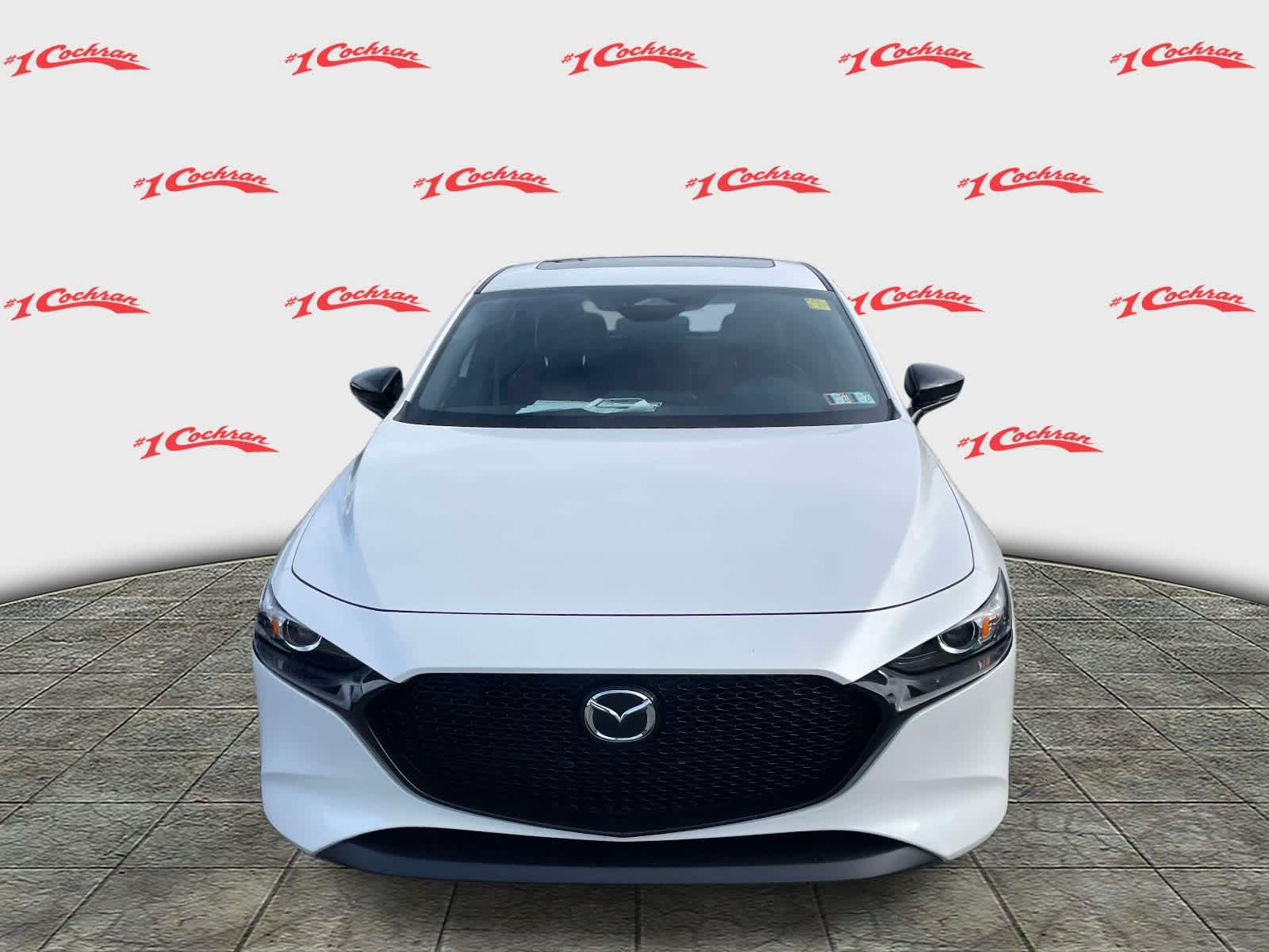 2026 Mazda Mazda3 Hatchback 2.5 S Carbon Edition Snowflake White Pearl Mica at Cochran Mazda