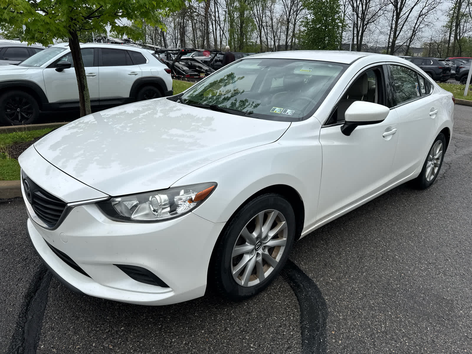 2016 Mazda Mazda6 i Sport SNOWFLAKE WHITE PEARL at Diehl Automotive