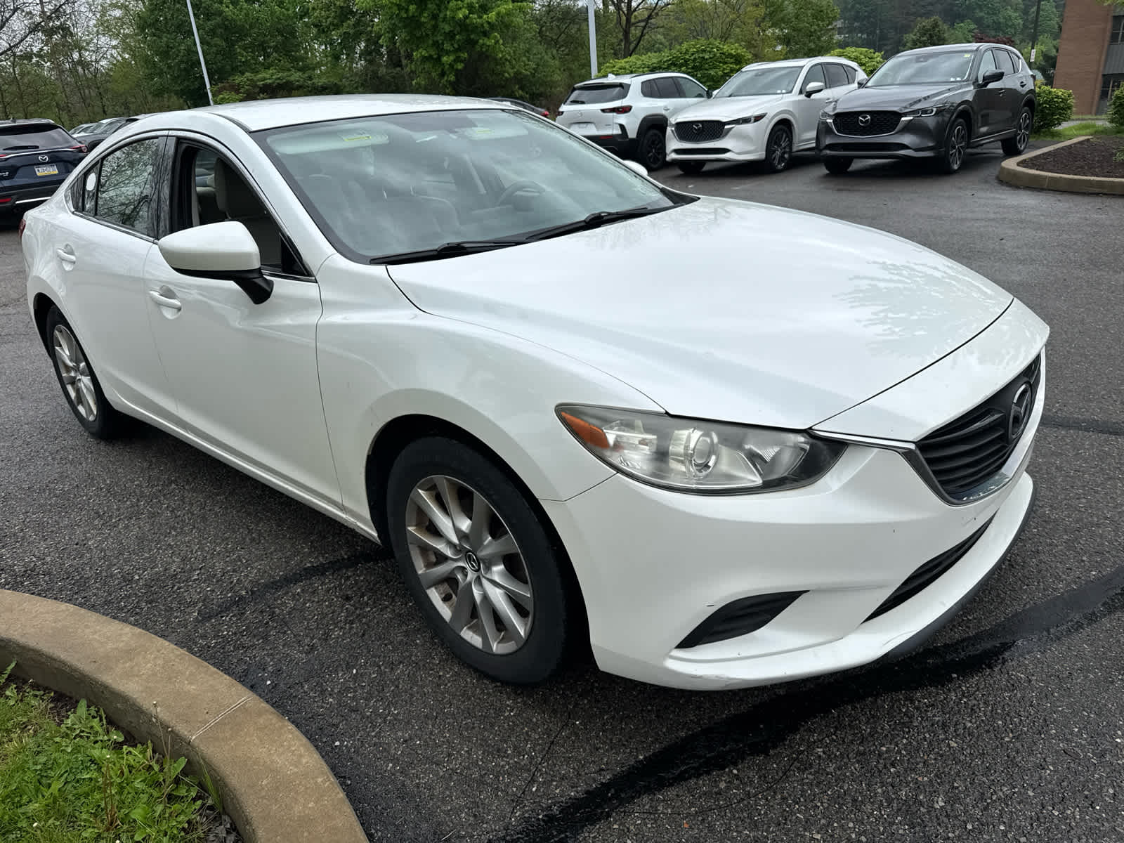 2016 Mazda Mazda6 i Sport SNOWFLAKE WHITE PEARL at Diehl Automotive