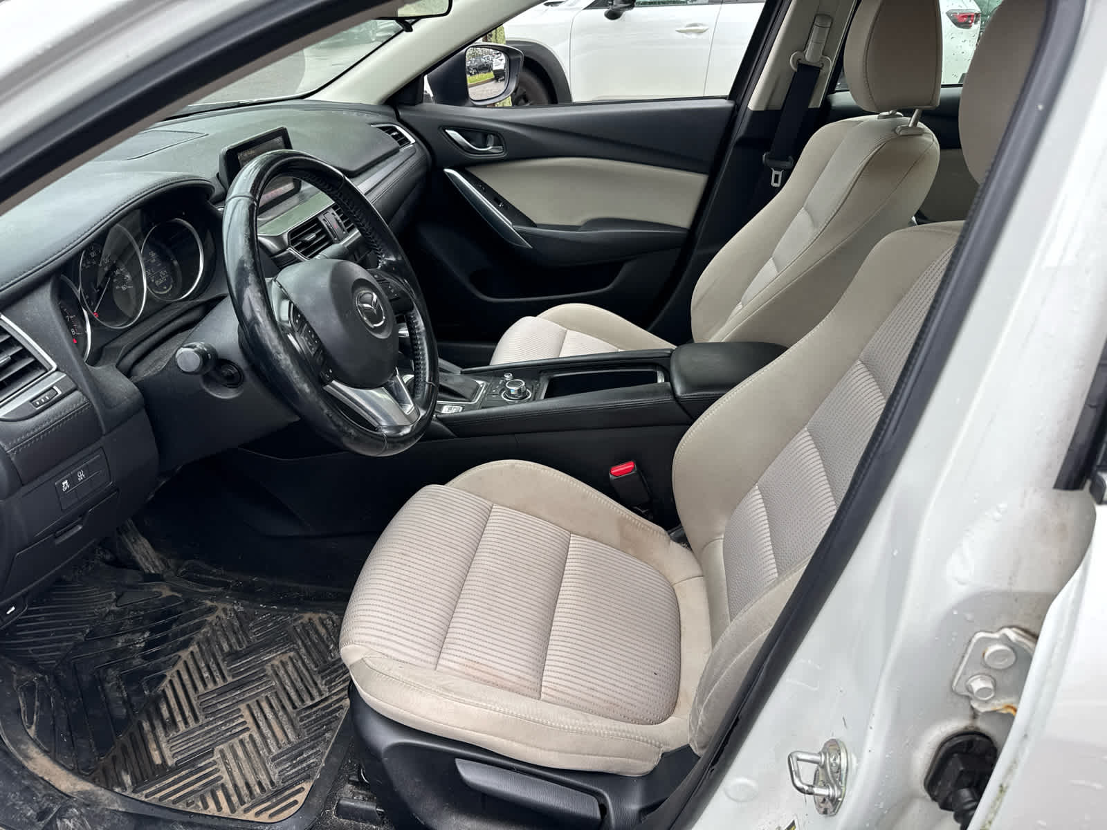 2016 Mazda Mazda6 i Sport SNOWFLAKE WHITE PEARL at Diehl Automotive
