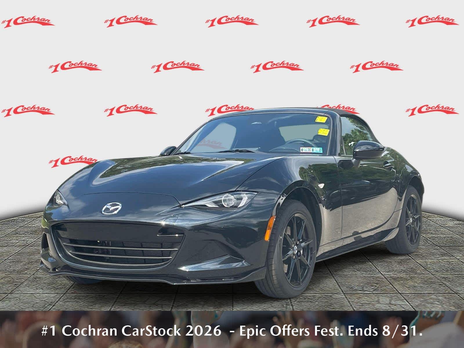 2026 Mazda MX-5 Miata Sport Jet Black Mica at Cochran Mazda