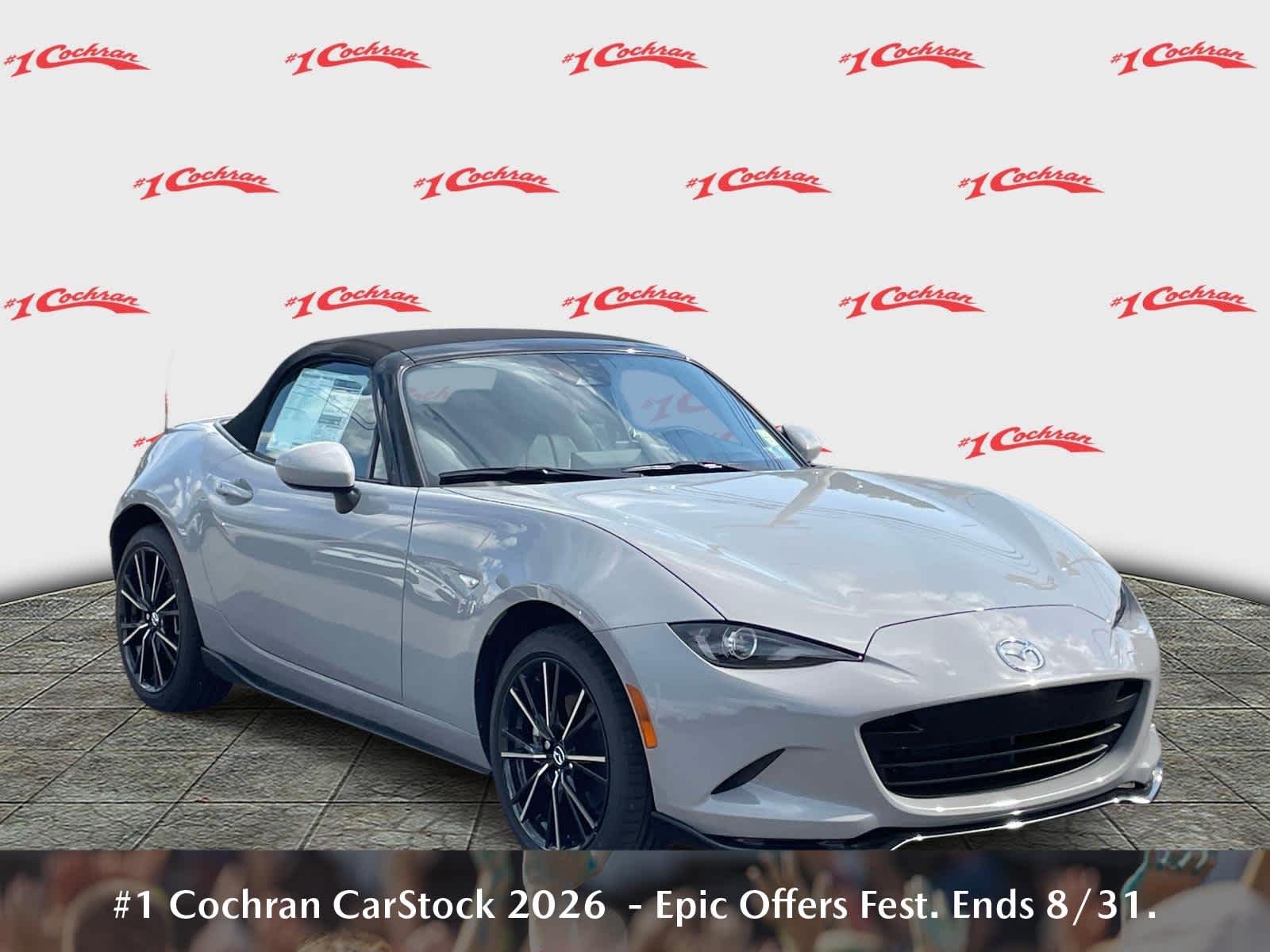 2026 Mazda MX-5 Miata Grand Touring Aero Gray Metallic at Cochran Mazda