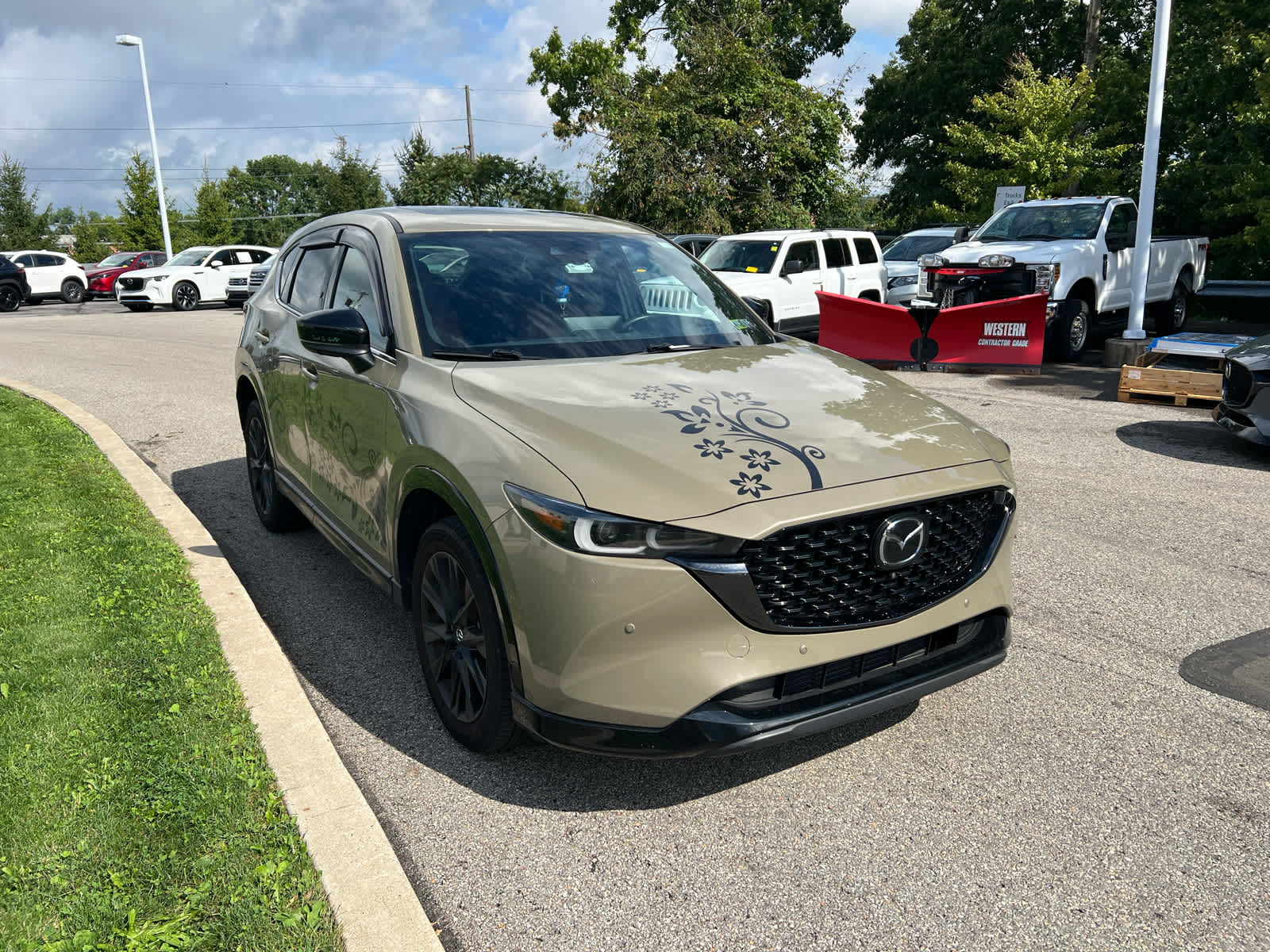 2025 Mazda CX-5 2.5 Carbon Turbo Zircon Sand Metallic at Bud's Auto Sales