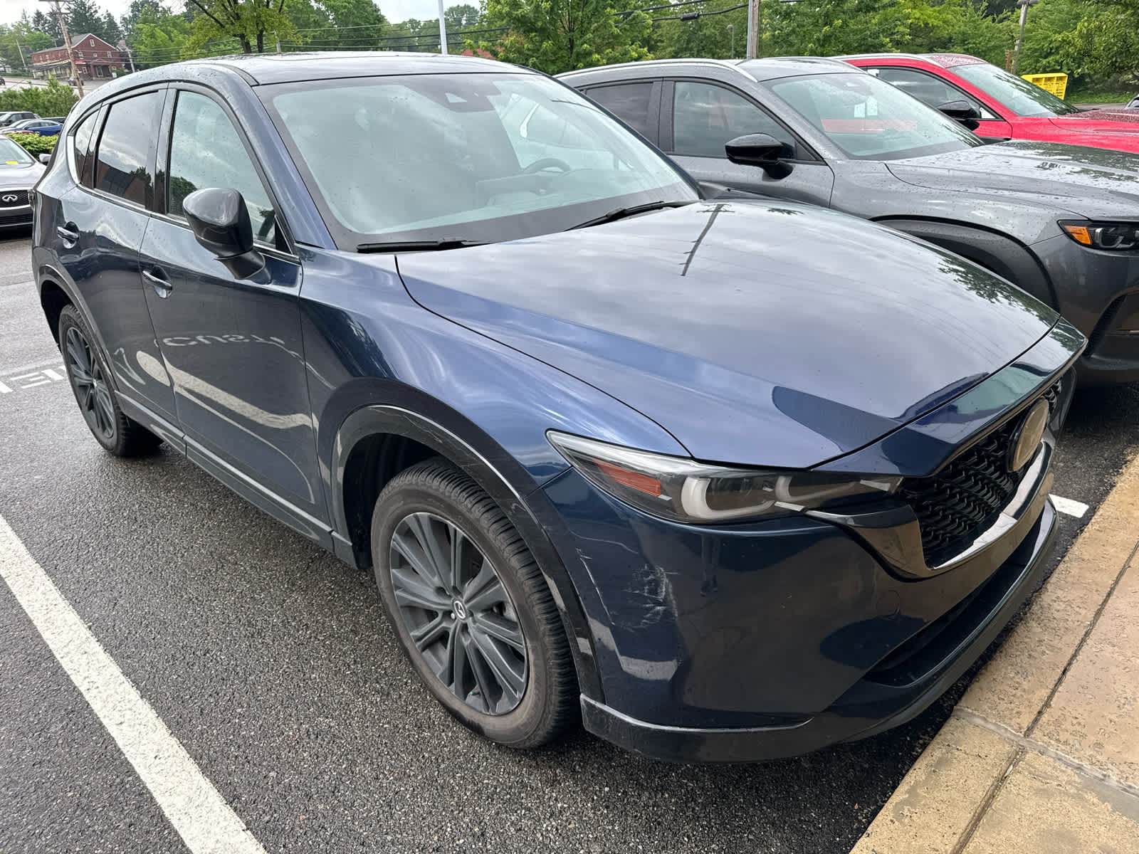 2023 Mazda CX-5 2.5 Turbo Deep Crystal Blue Mica at Diehl Automotive