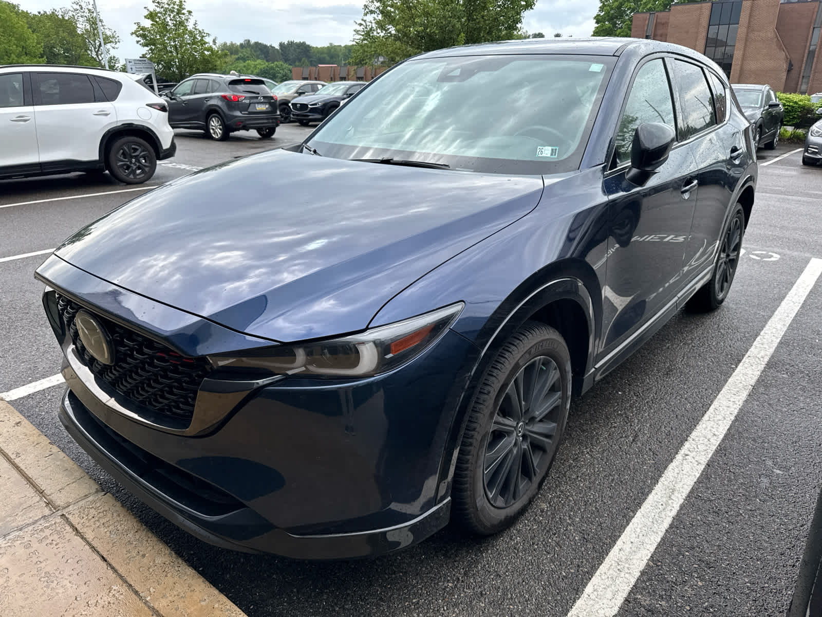 2023 Mazda CX-5 2.5 Turbo Deep Crystal Blue Mica at Diehl Automotive
