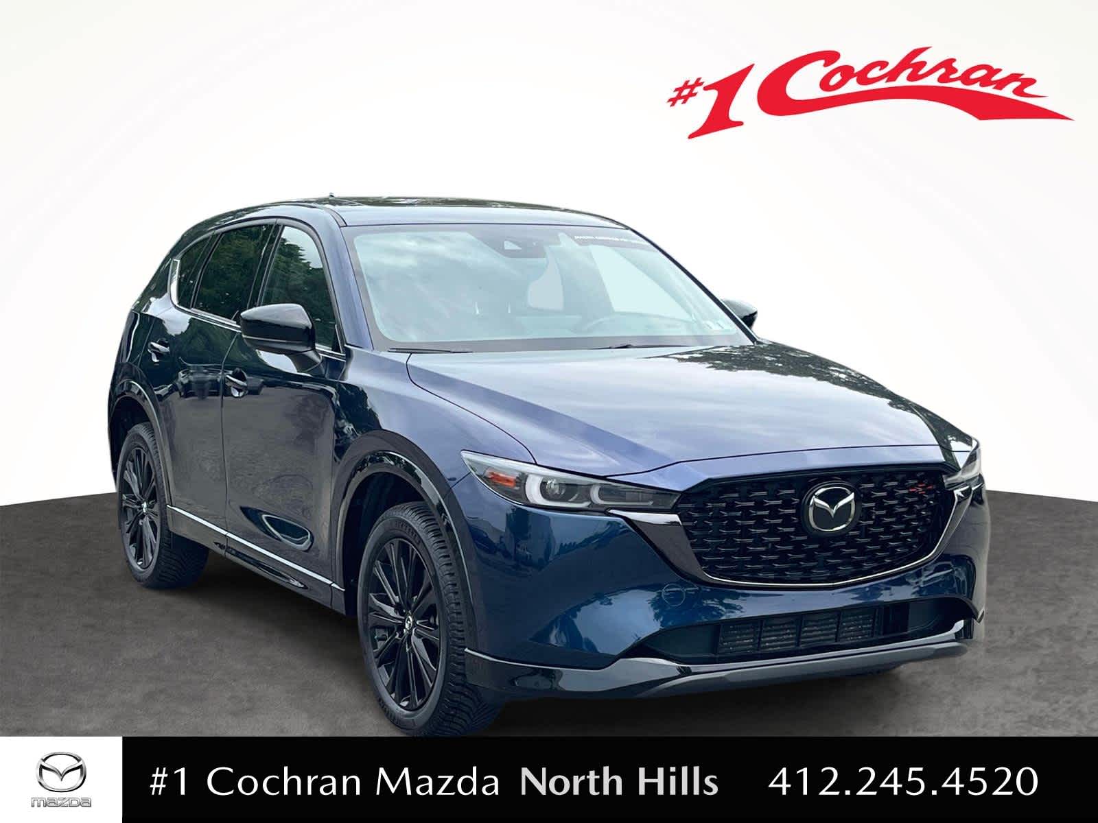 2023 Mazda CX-5 2.5 Turbo Deep Crystal Blue Mica at Diehl Automotive