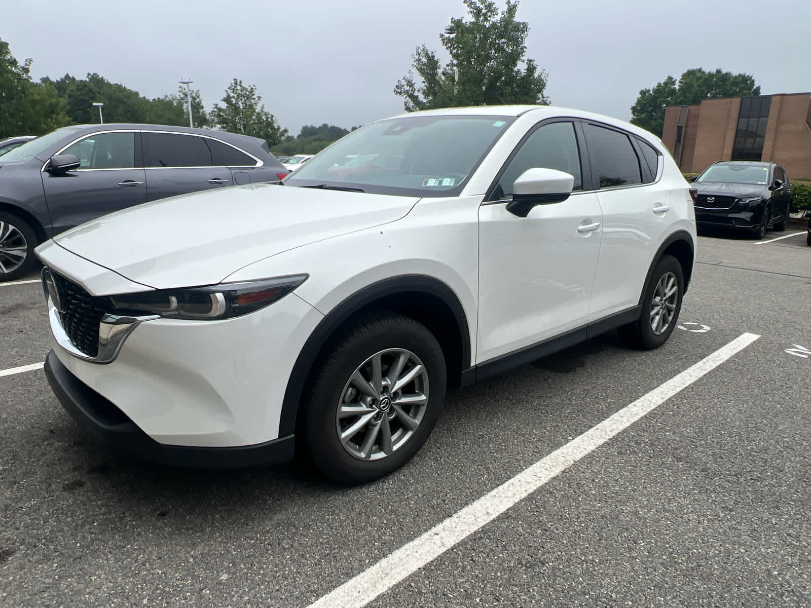 2023 Mazda CX-5 2.5 S Select Package Rhodium White Metallic at Bud's Auto Sales