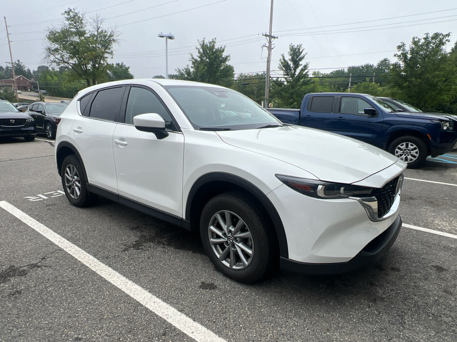 2023 Mazda CX-5 2.5 S Select Package Rhodium White Metallic at Bud's Auto Sales