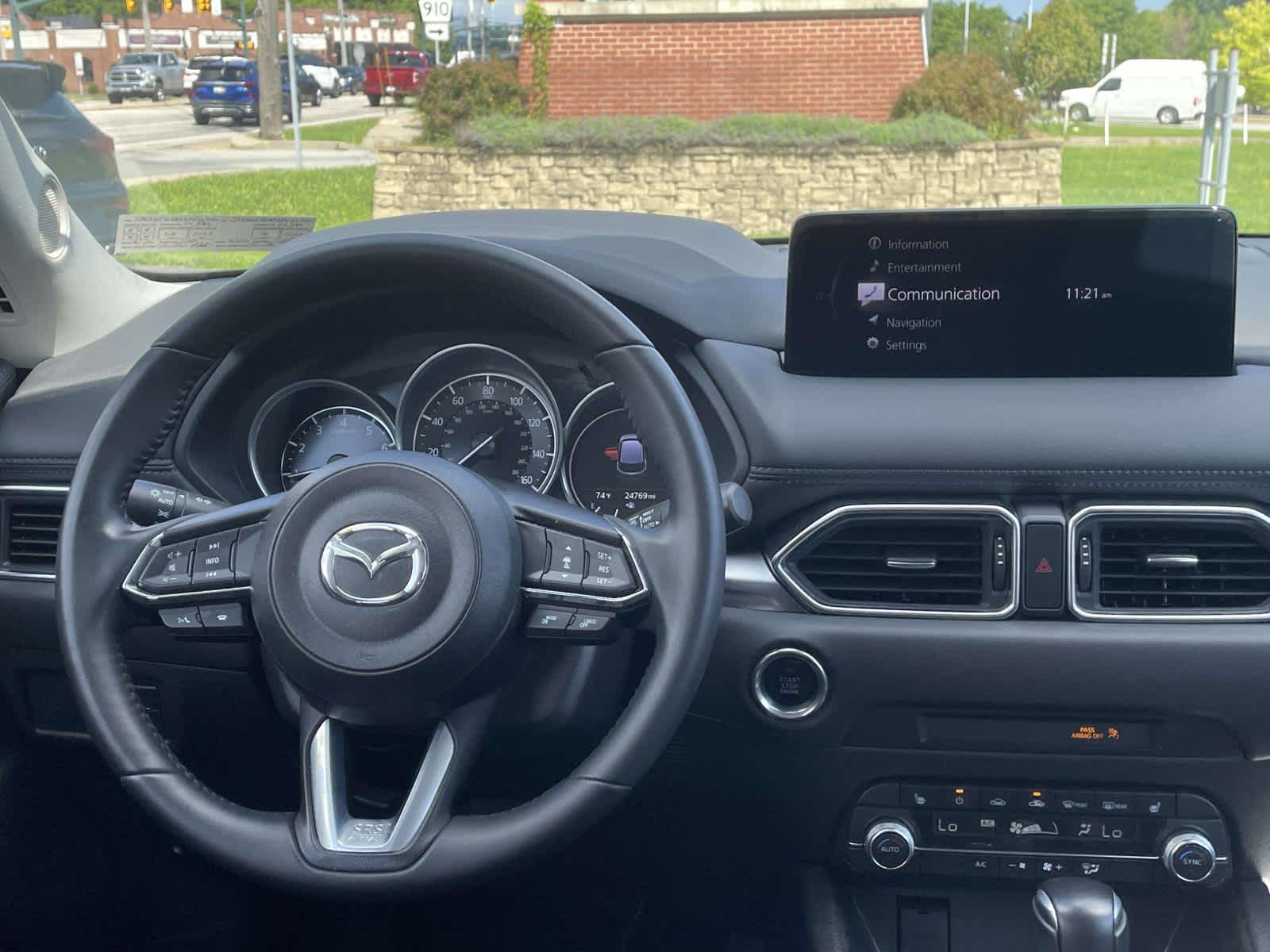 2023 Mazda CX-5 2.5 S Select Package Rhodium White Metallic at Bud's Auto Sales