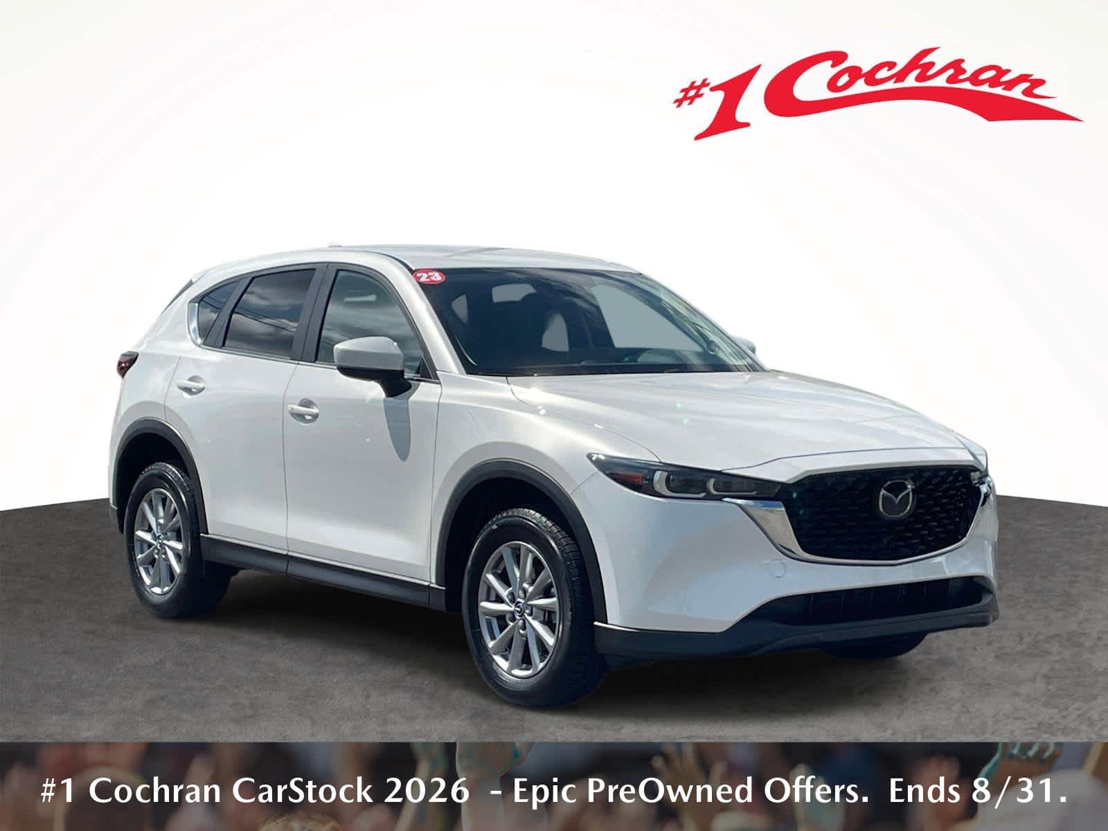 2023 Mazda CX-5 2.5 S Select Package Rhodium White Metallic at Bud's Auto Sales