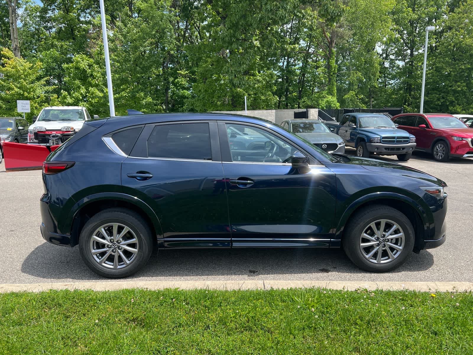 2024 Mazda CX-5 2.5 S Preferred Package Deep Crystal Blue Mica at Cochran Mazda