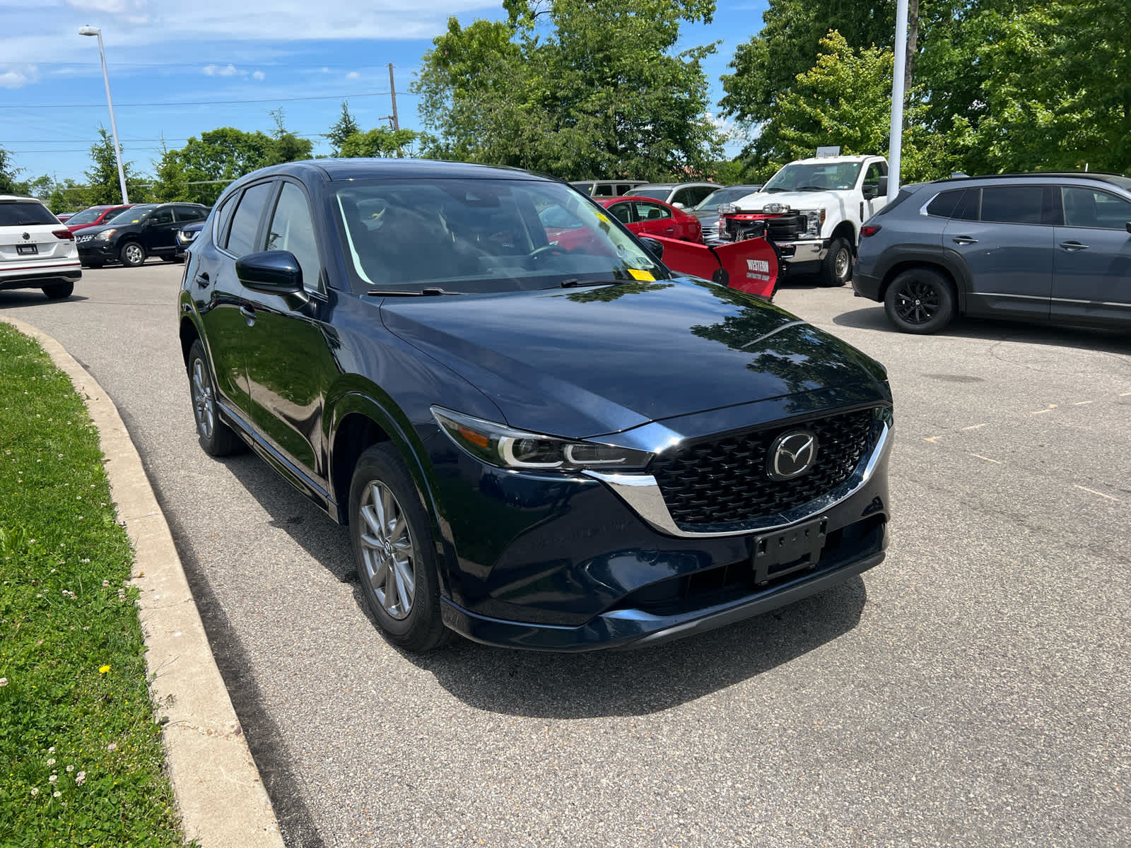 2024 Mazda CX-5 2.5 S Preferred Package Deep Crystal Blue Mica at Cochran Mazda