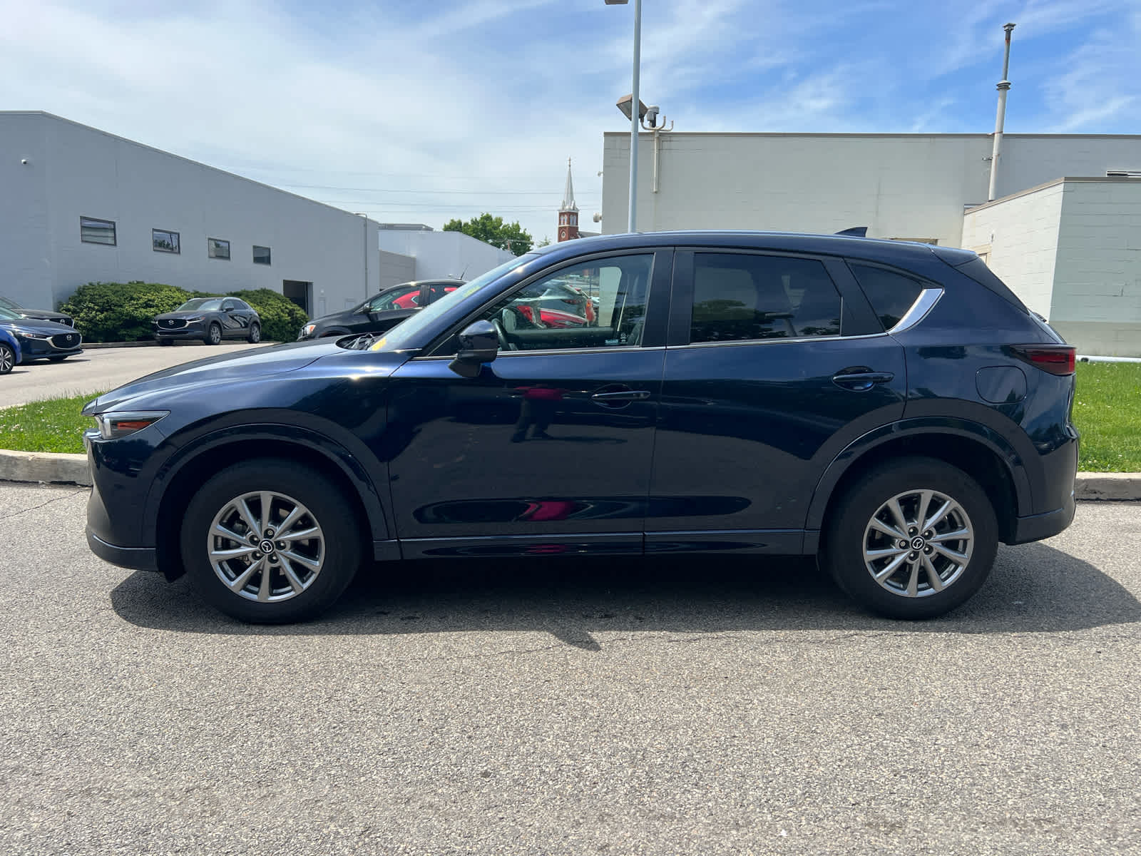 2024 Mazda CX-5 2.5 S Preferred Package Deep Crystal Blue Mica at Cochran Mazda