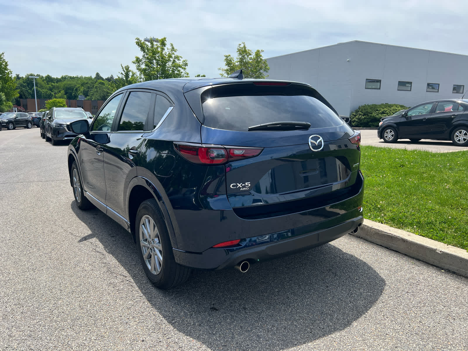 2024 Mazda CX-5 2.5 S Preferred Package Deep Crystal Blue Mica at Cochran Mazda