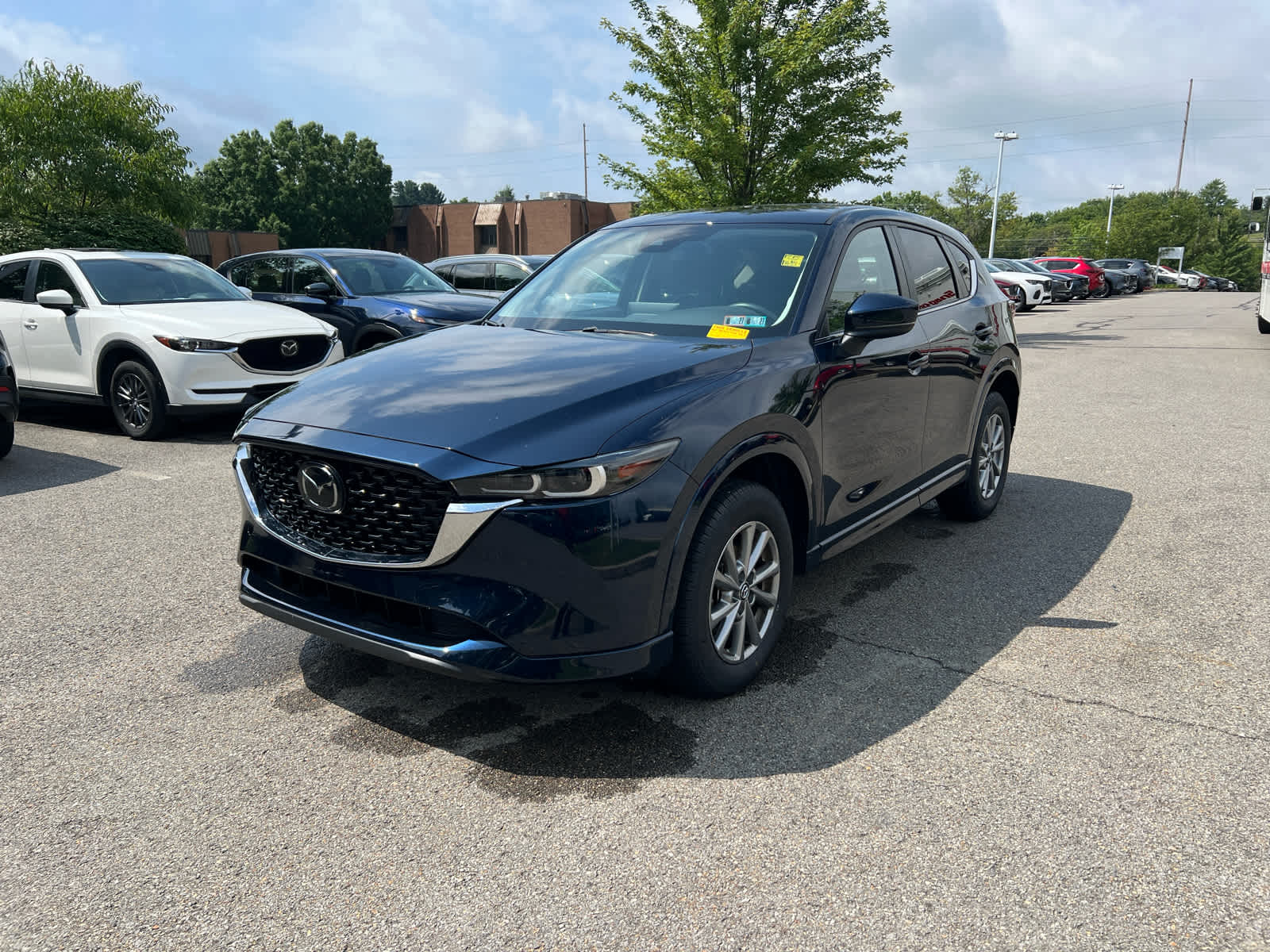 2024 Mazda CX-5 2.5 S Preferred Package Deep Crystal Blue Mica at Cochran Mazda