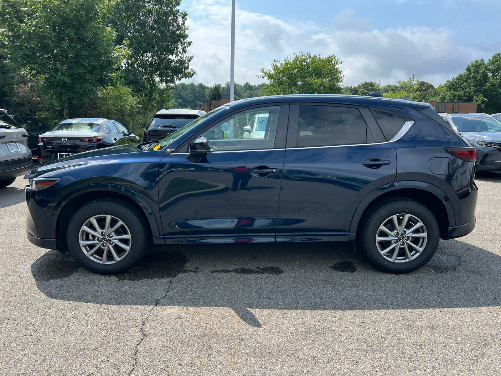 2024 Mazda CX-5 2.5 S Preferred Package Deep Crystal Blue Mica at Cochran Mazda