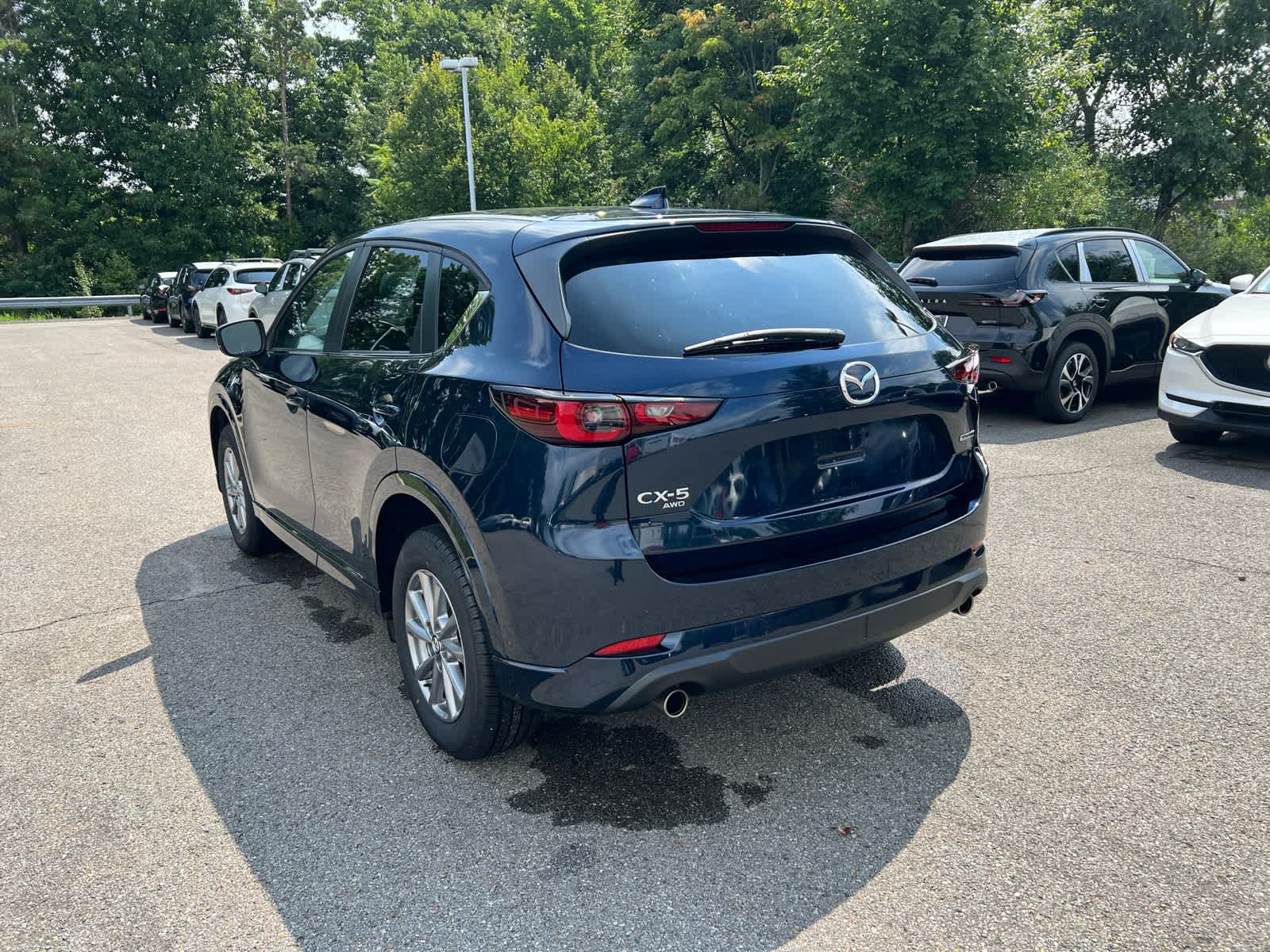 2024 Mazda CX-5 2.5 S Preferred Package Deep Crystal Blue Mica at Cochran Mazda