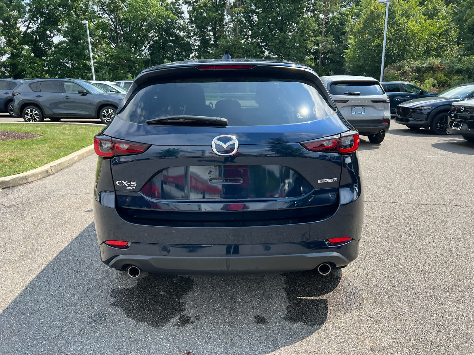 2024 Mazda CX-5 2.5 S Preferred Package Deep Crystal Blue Mica at Cochran Mazda