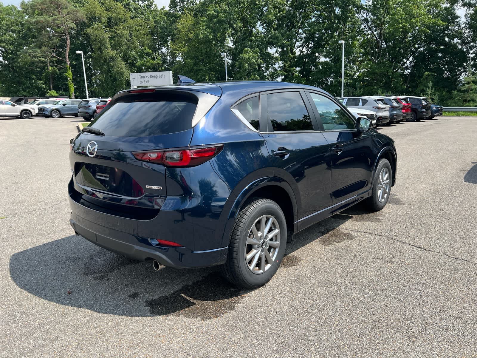 2024 Mazda CX-5 2.5 S Preferred Package Deep Crystal Blue Mica at Cochran Mazda