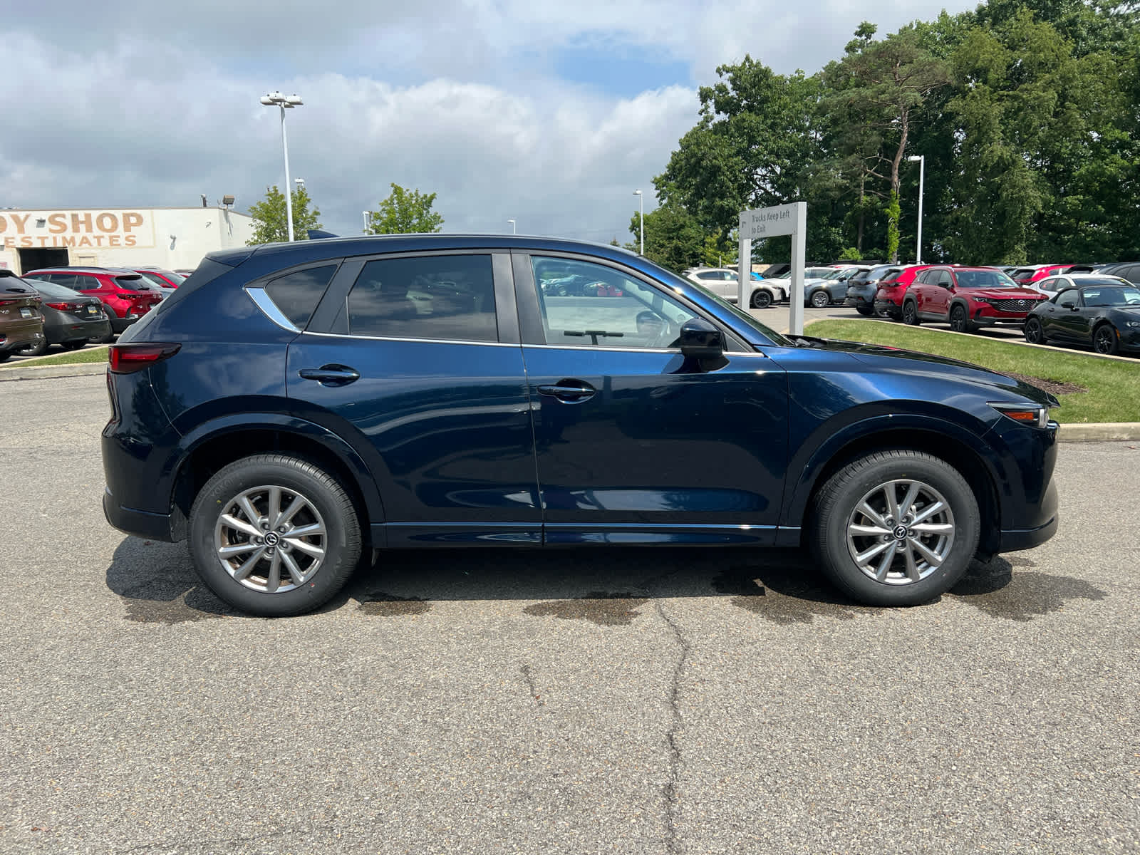 2024 Mazda CX-5 2.5 S Preferred Package Deep Crystal Blue Mica at Cochran Mazda