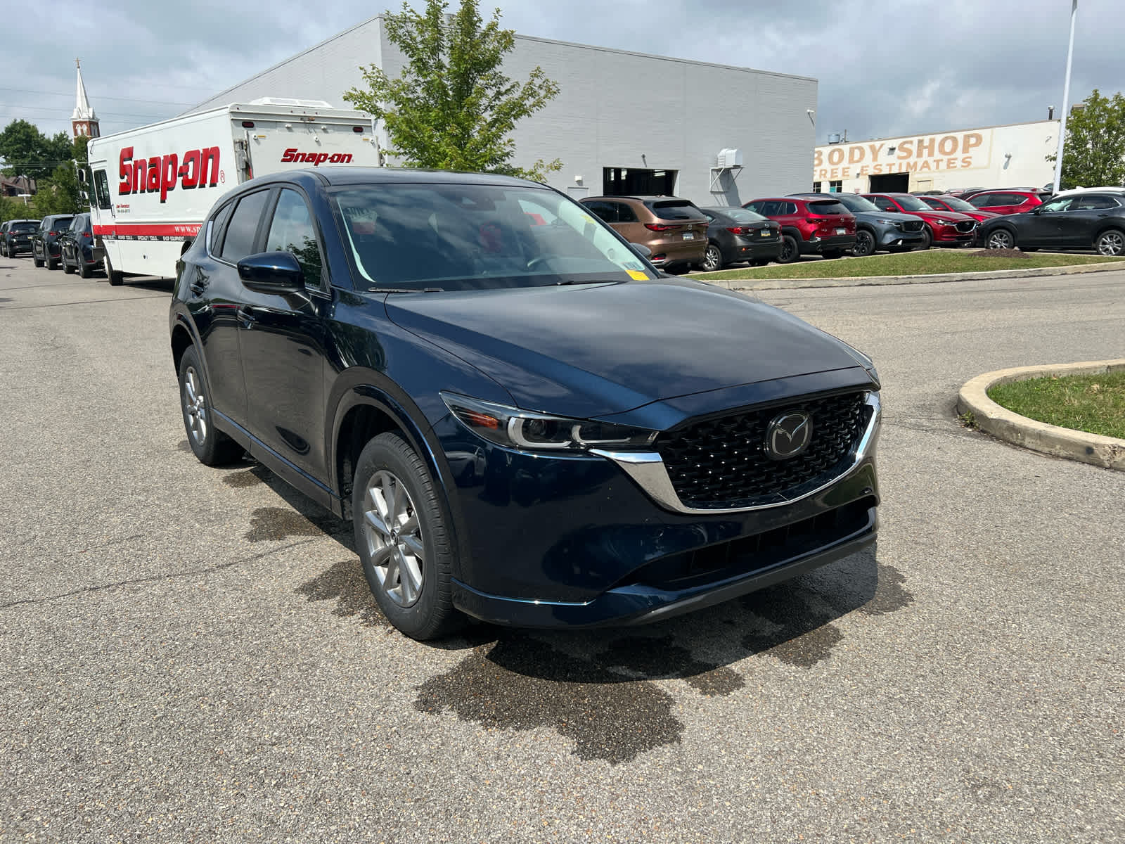 2024 Mazda CX-5 2.5 S Preferred Package Deep Crystal Blue Mica at Cochran Mazda