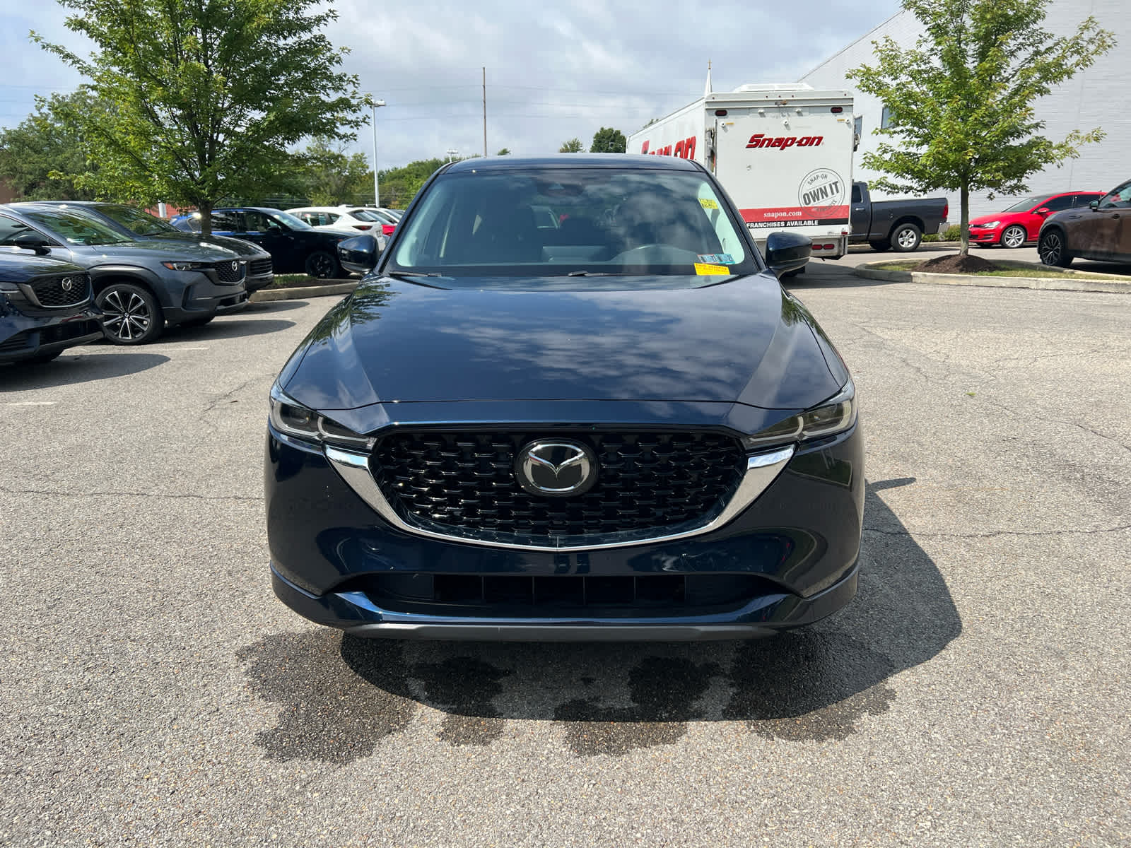 2024 Mazda CX-5 2.5 S Preferred Package Deep Crystal Blue Mica at Cochran Mazda