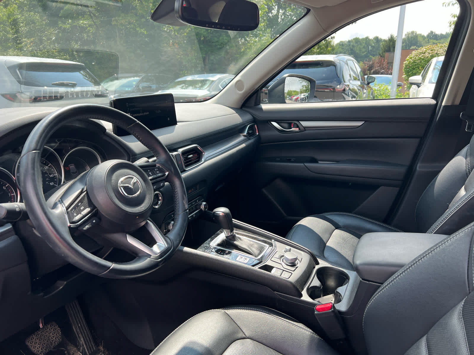 2024 Mazda CX-5 2.5 S Preferred Package Deep Crystal Blue Mica at Cochran Mazda