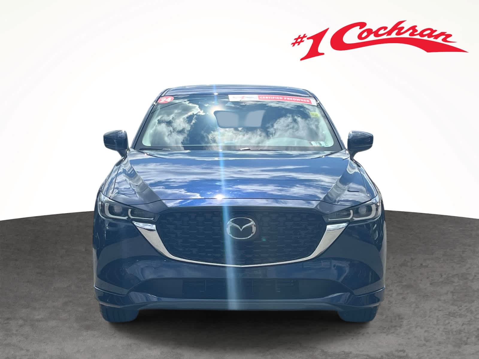 2024 Mazda CX-5 2.5 S Preferred Package Deep Crystal Blue Mica at Bud's Auto Sales