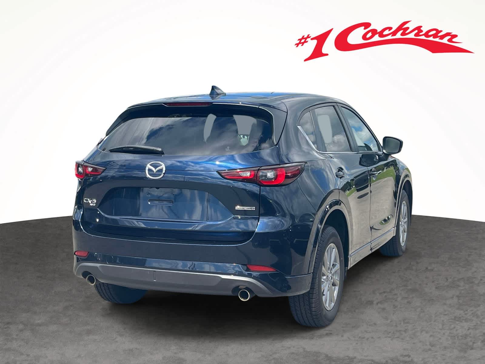 2024 Mazda CX-5 2.5 S Preferred Package Deep Crystal Blue Mica at Bud's Auto Sales