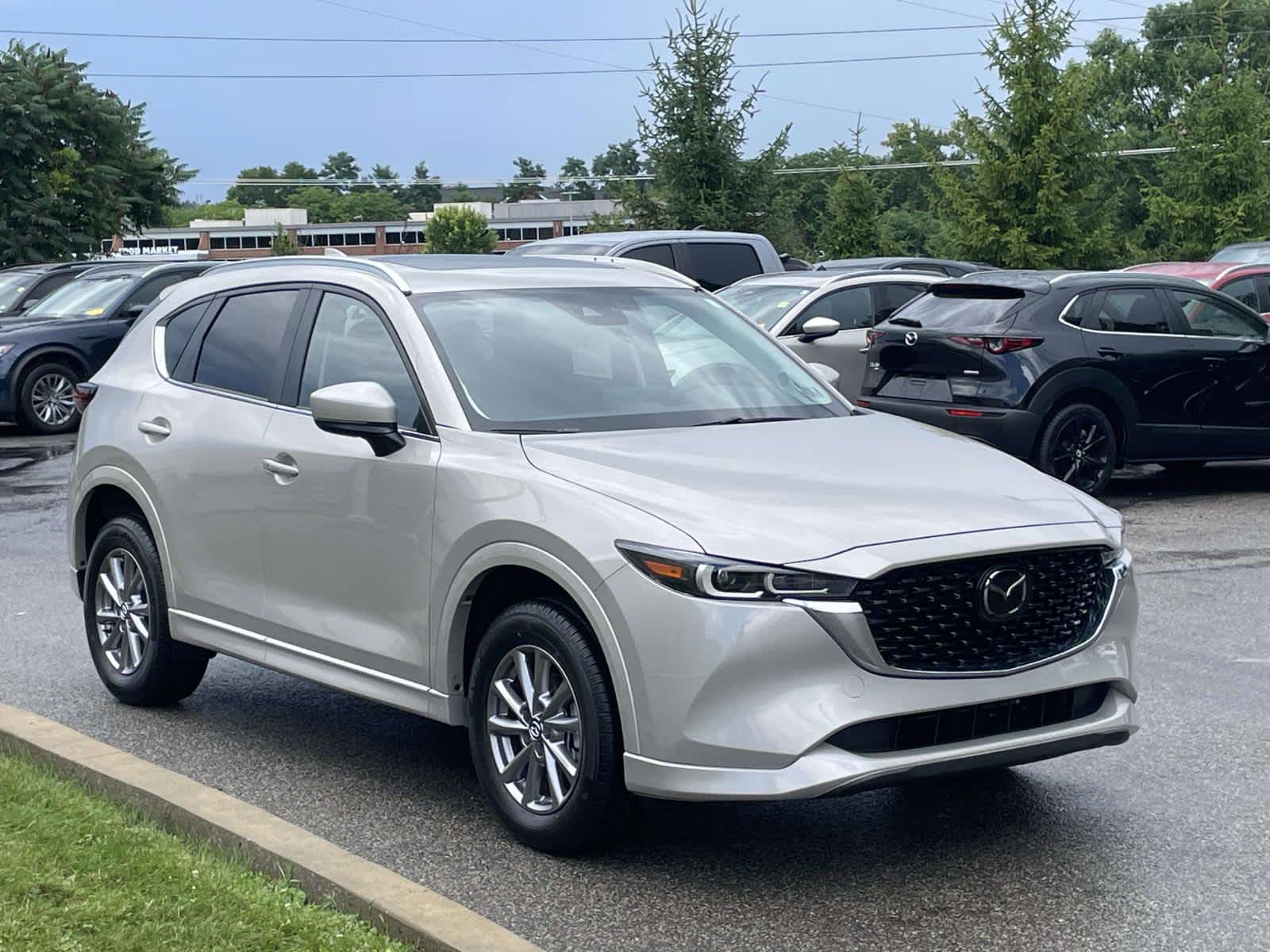 2024 Mazda CX-5 2.5 S Preferred Package Platinum Quartz Metallic at Cochran Mazda