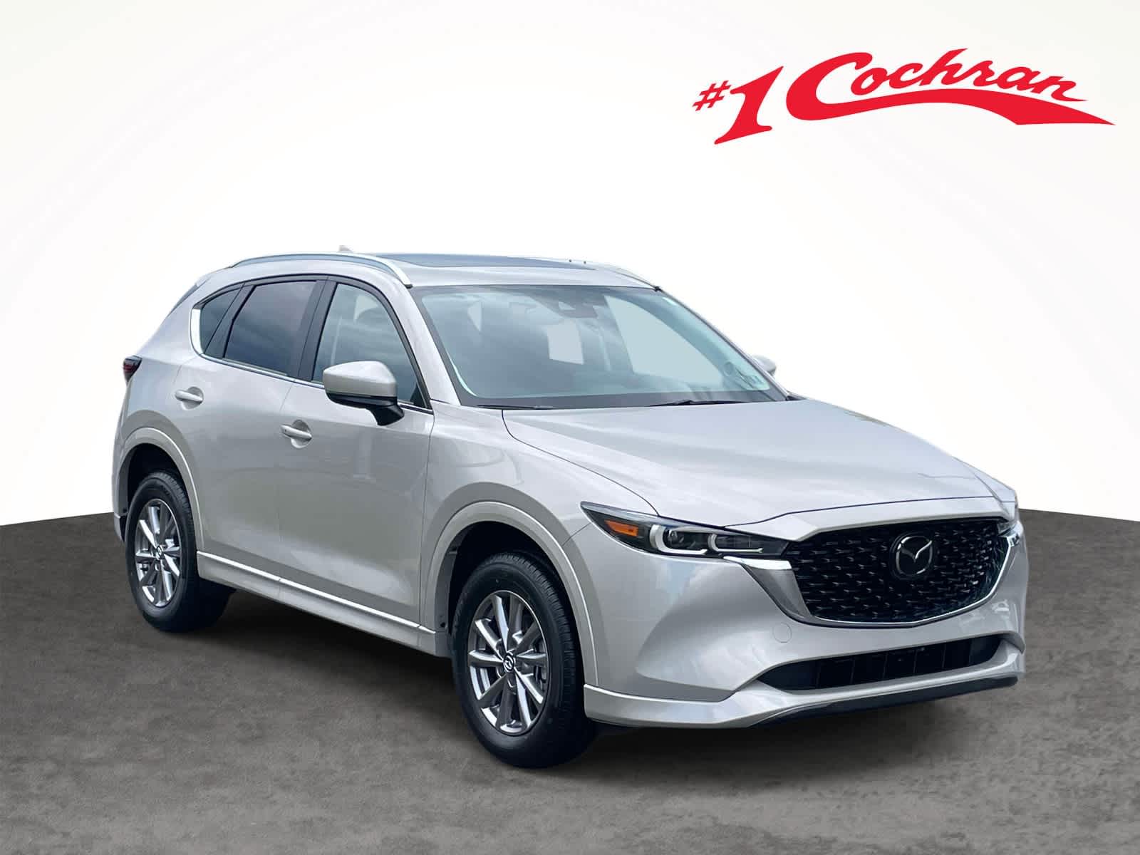 2024 Mazda CX-5 2.5 S Preferred Package Platinum Quartz Metallic at Cochran Mazda