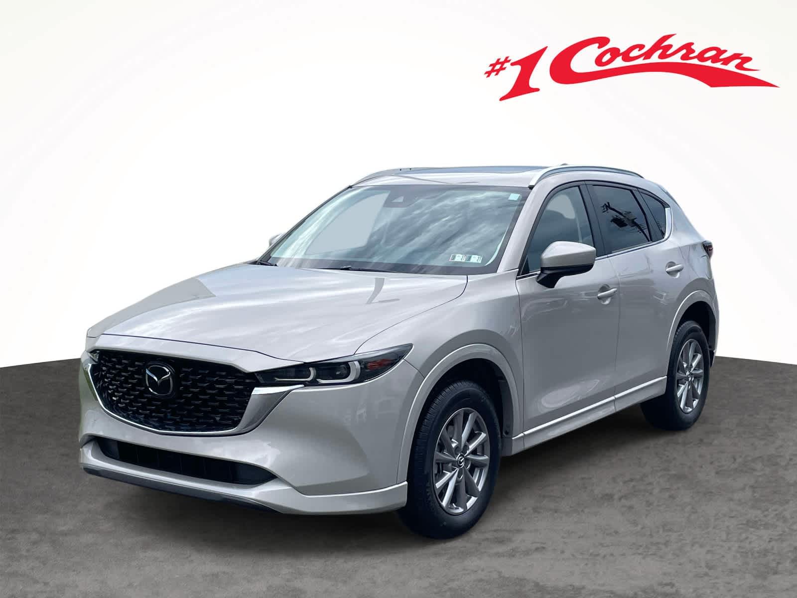 2024 Mazda CX-5 2.5 S Preferred Package Platinum Quartz Metallic at Cochran Mazda