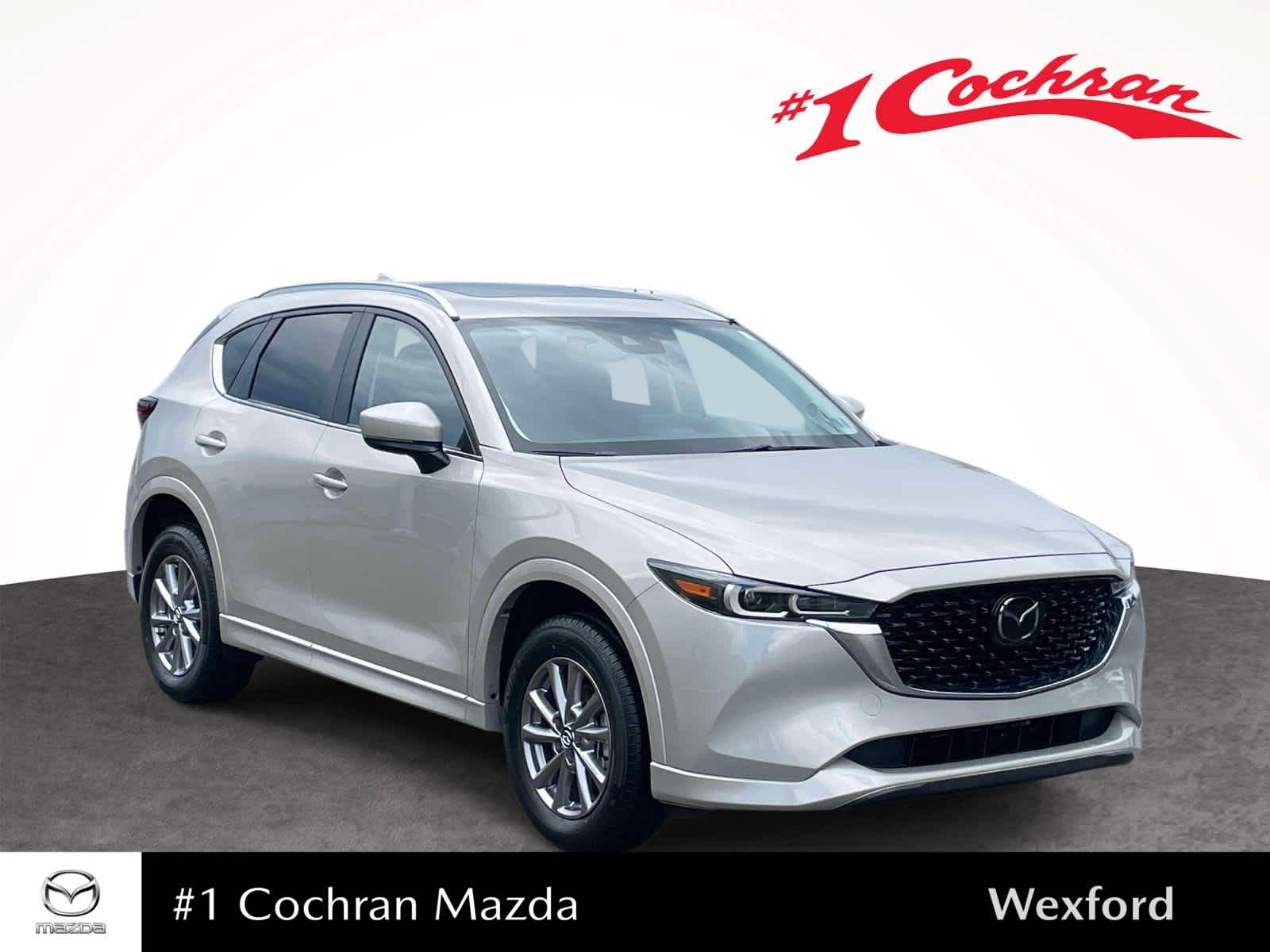 2024 Mazda CX-5 2.5 S Preferred Package Platinum Quartz Metallic at Cochran Mazda