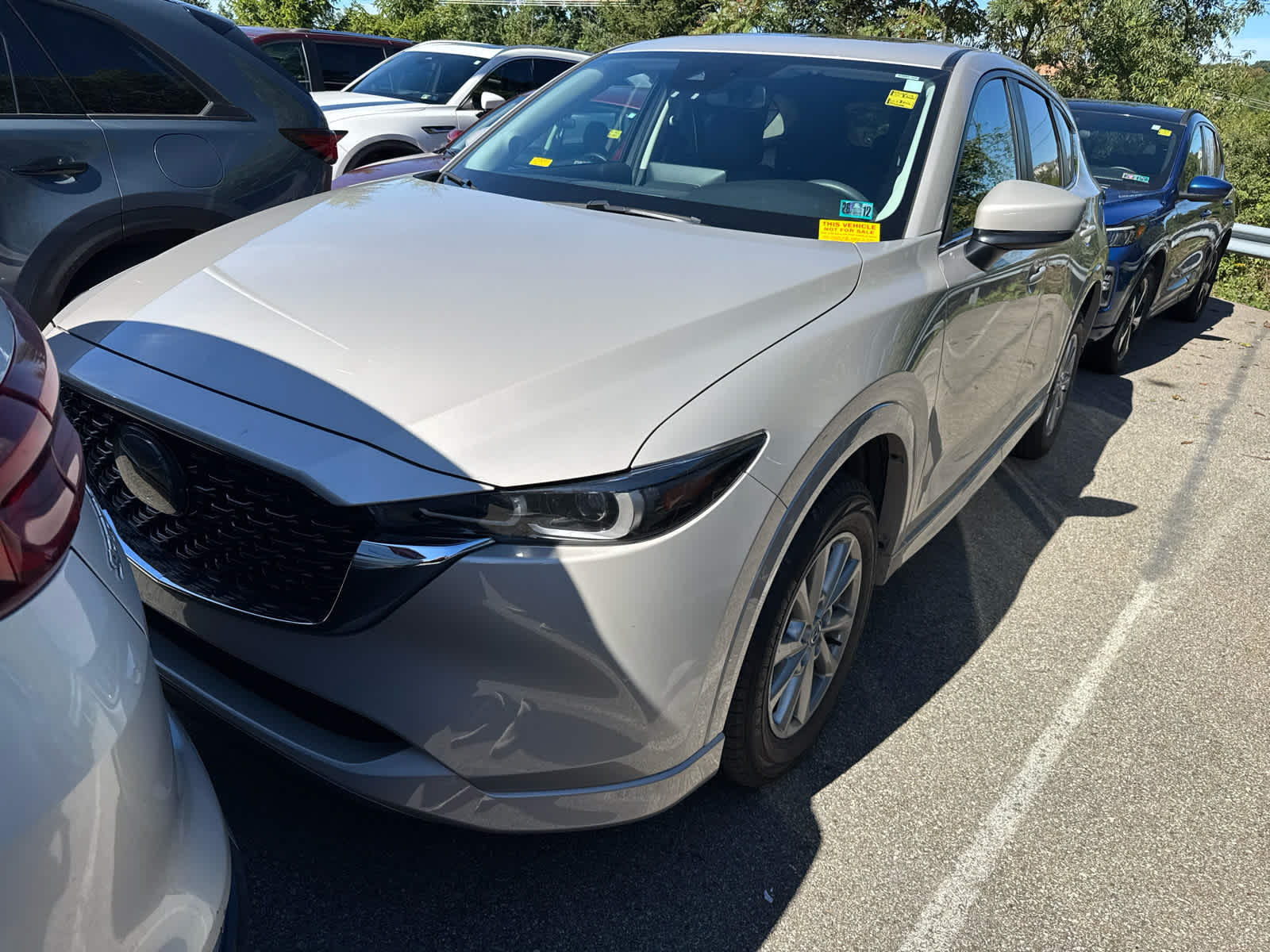 2024 Mazda CX-5 2.5 S Preferred Package Platinum Quartz Metallic at Cochran Mazda