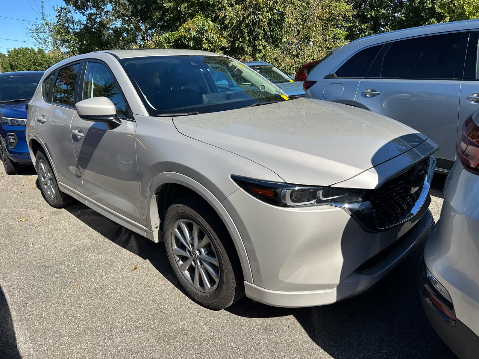 2024 Mazda CX-5 2.5 S Preferred Package Platinum Quartz Metallic at Cochran Mazda