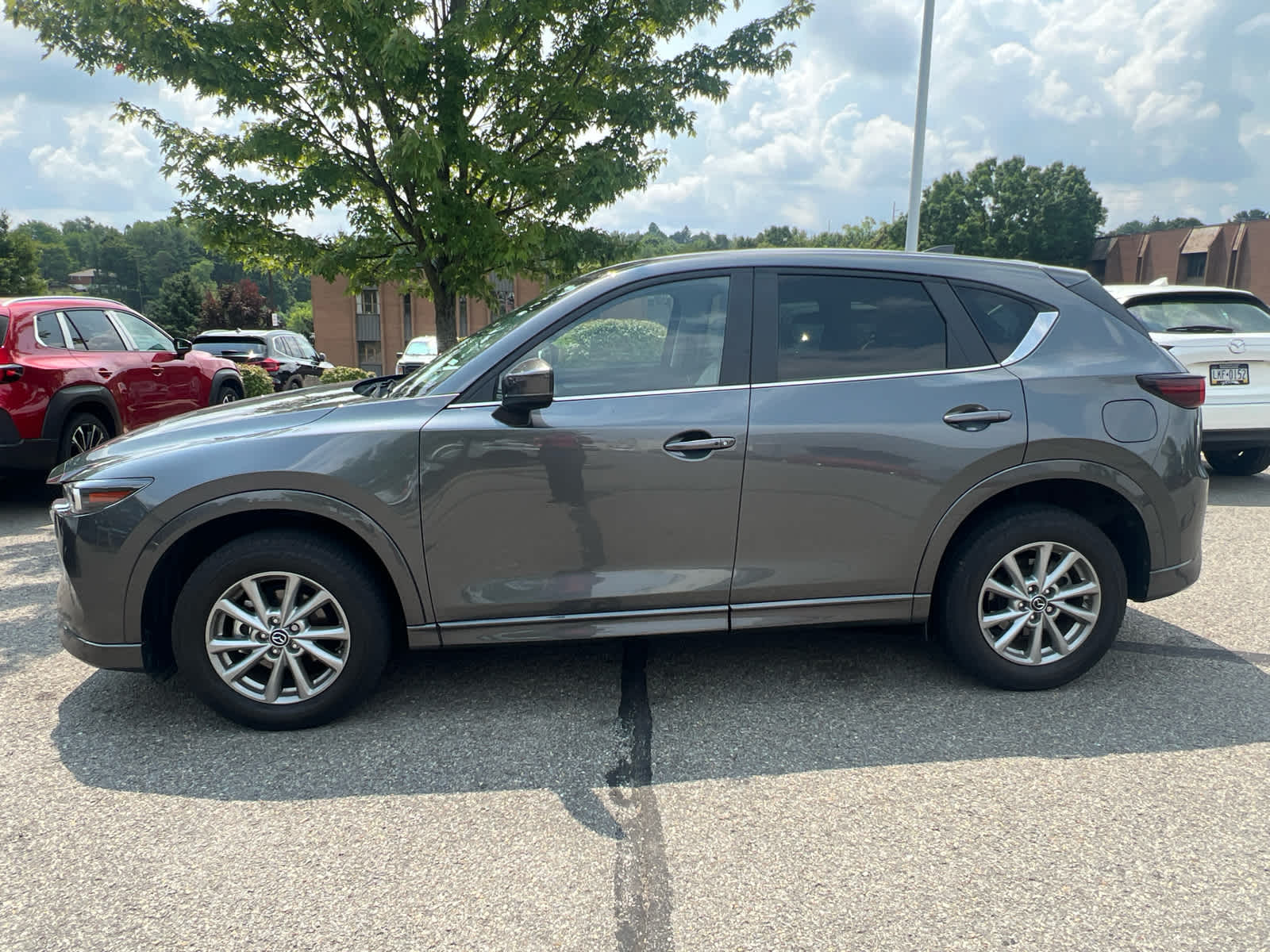 2024 Mazda CX-5 2.5 S Preferred Package Machine Gray Metallic at Cochran Mazda