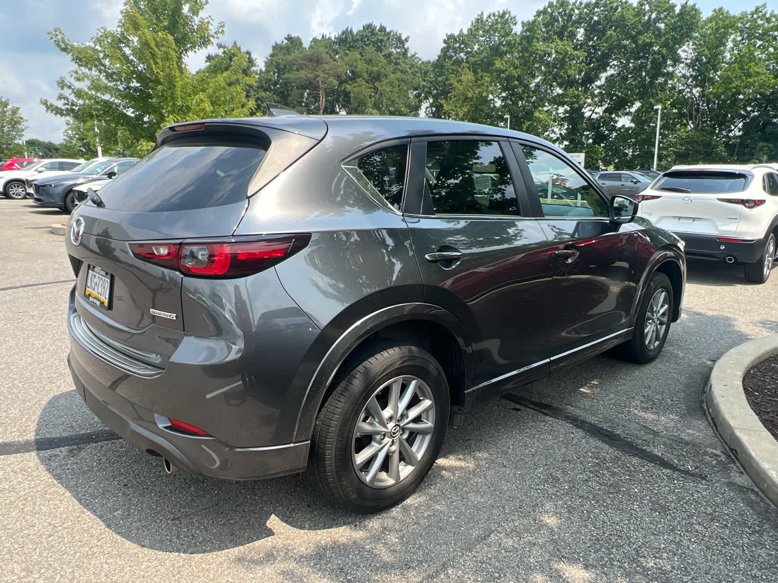 2024 Mazda CX-5 2.5 S Preferred Package Machine Gray Metallic at Cochran Mazda